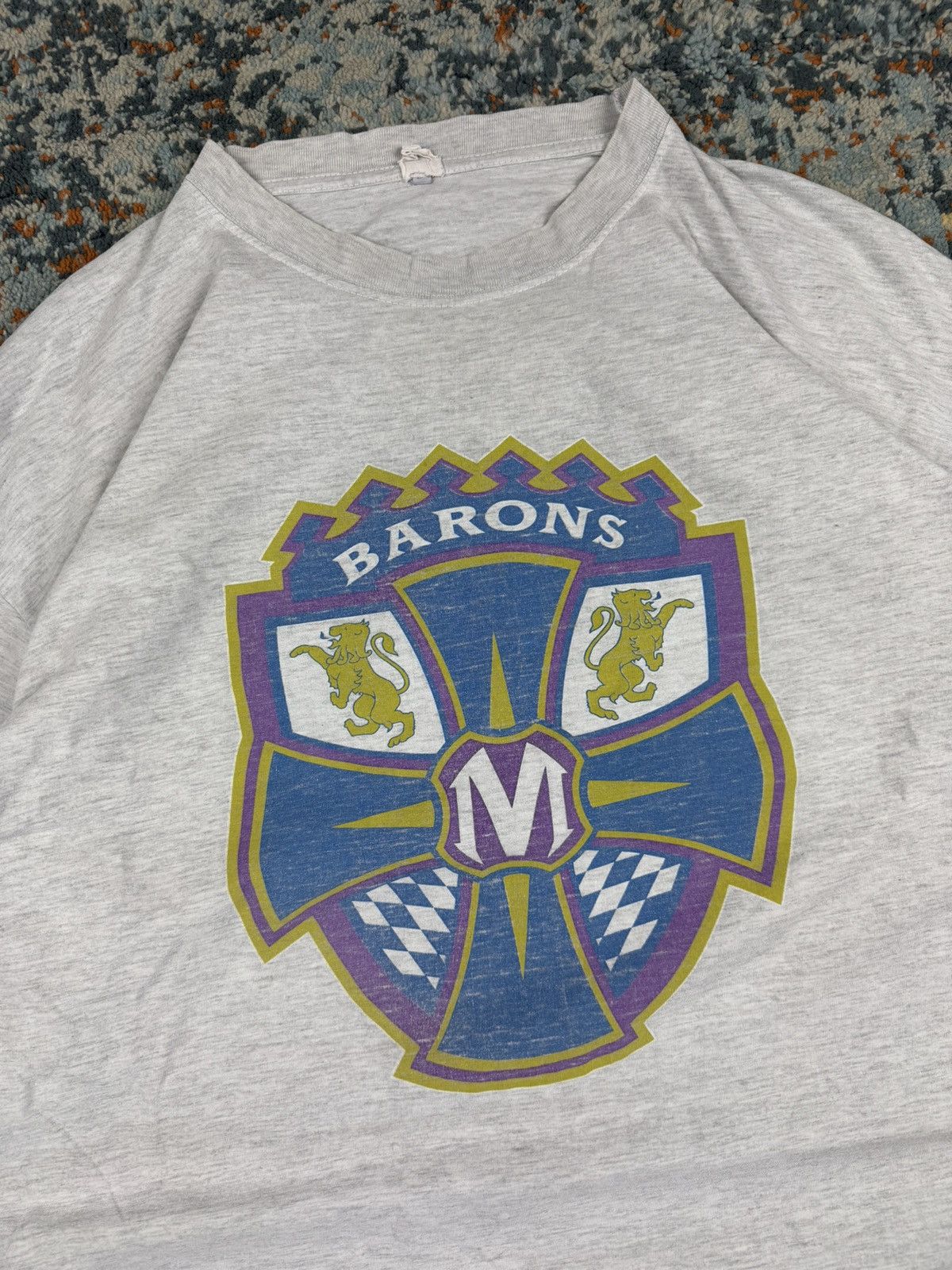 Other Vintage 90s Munchen Barons hockey Bundesliga graphic tee Size US XL / EU 56 / 4 - 5 Thumbnail