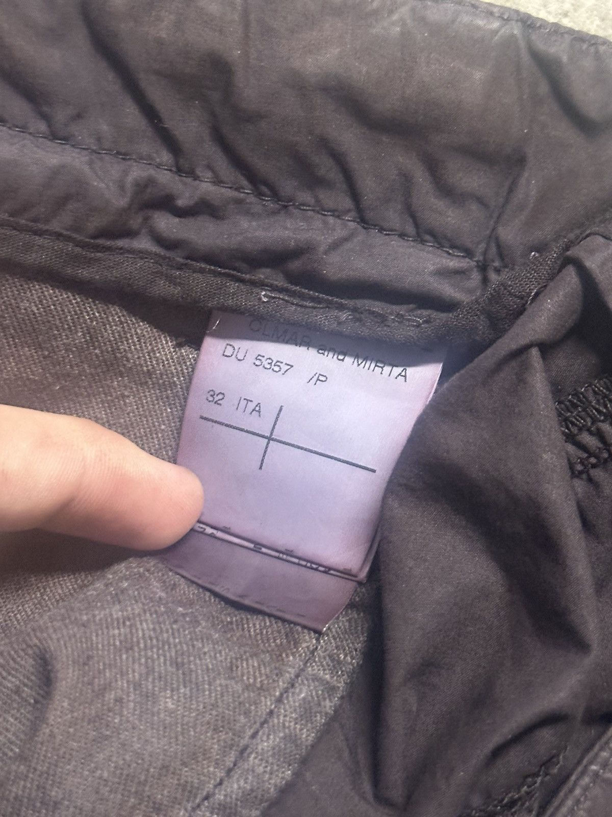 Rick Owens SS/07 Rick Owens Olmar & Mirta Era Brown “Dust” Nylon Aircut Size US 32 / EU 48 - 5 Thumbnail