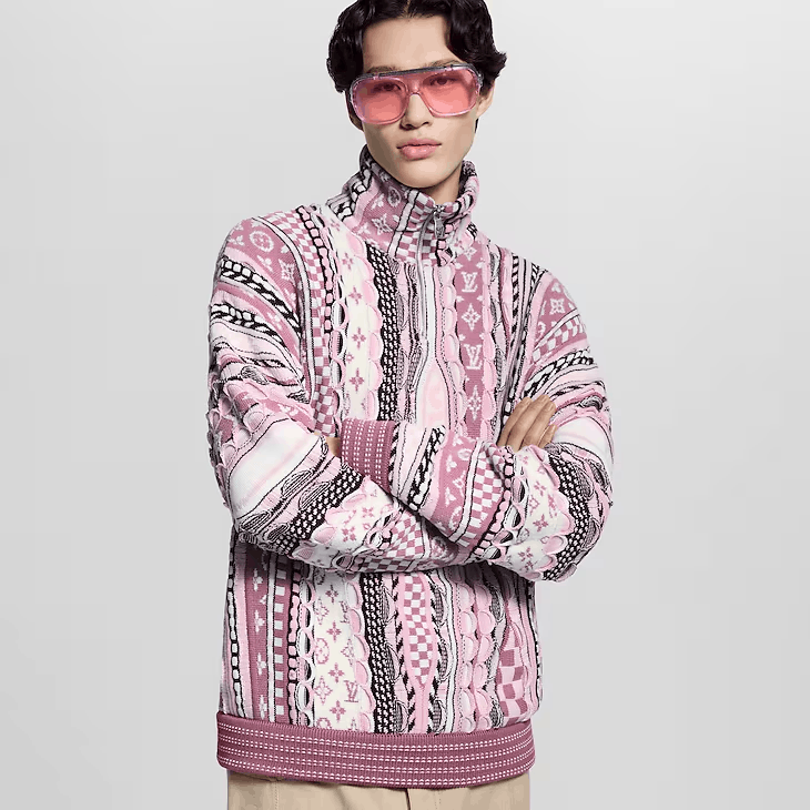 Louis Vuitton Half-Zip Jumper Size US L / EU 52-54 / 3 - 2 Thumbnail