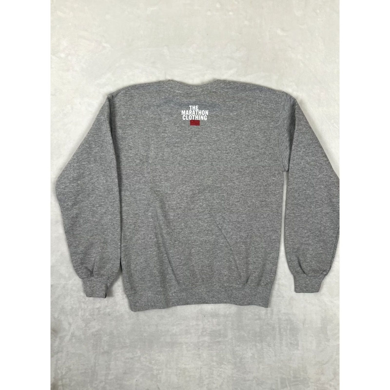 Vintage Marathon Crewneck Sweatshirt Shirt S Men Gray Logo Nipsey Box Logo All Seasons Modern Hip Hop Music Size US S / EU 44-46 / 1 - 6 Thumbnail