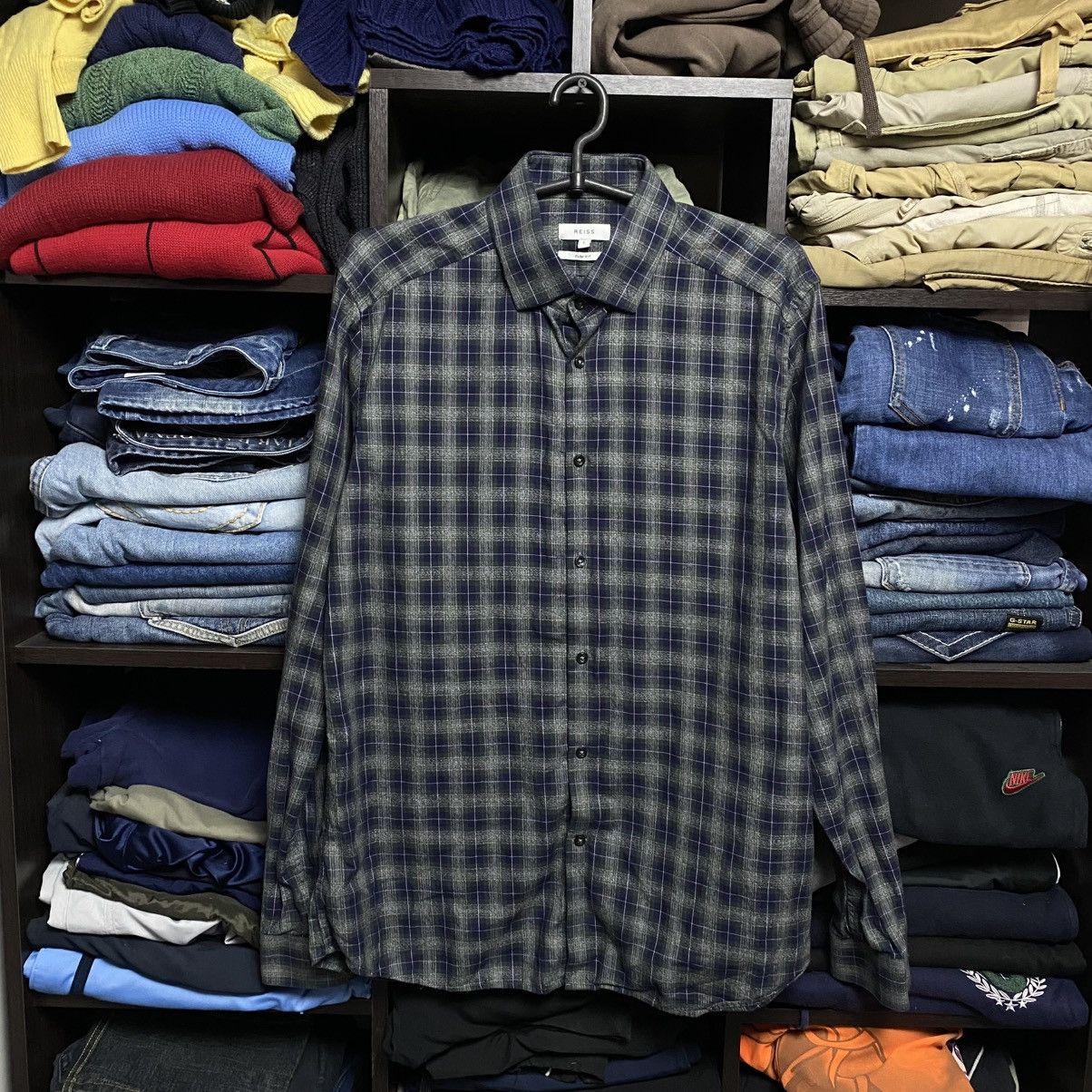 Reiss Designer Reiss Multicolored y2k luxury streetwear shirt Size US L / EU 52-54 / 3 - 1 Thumbnail