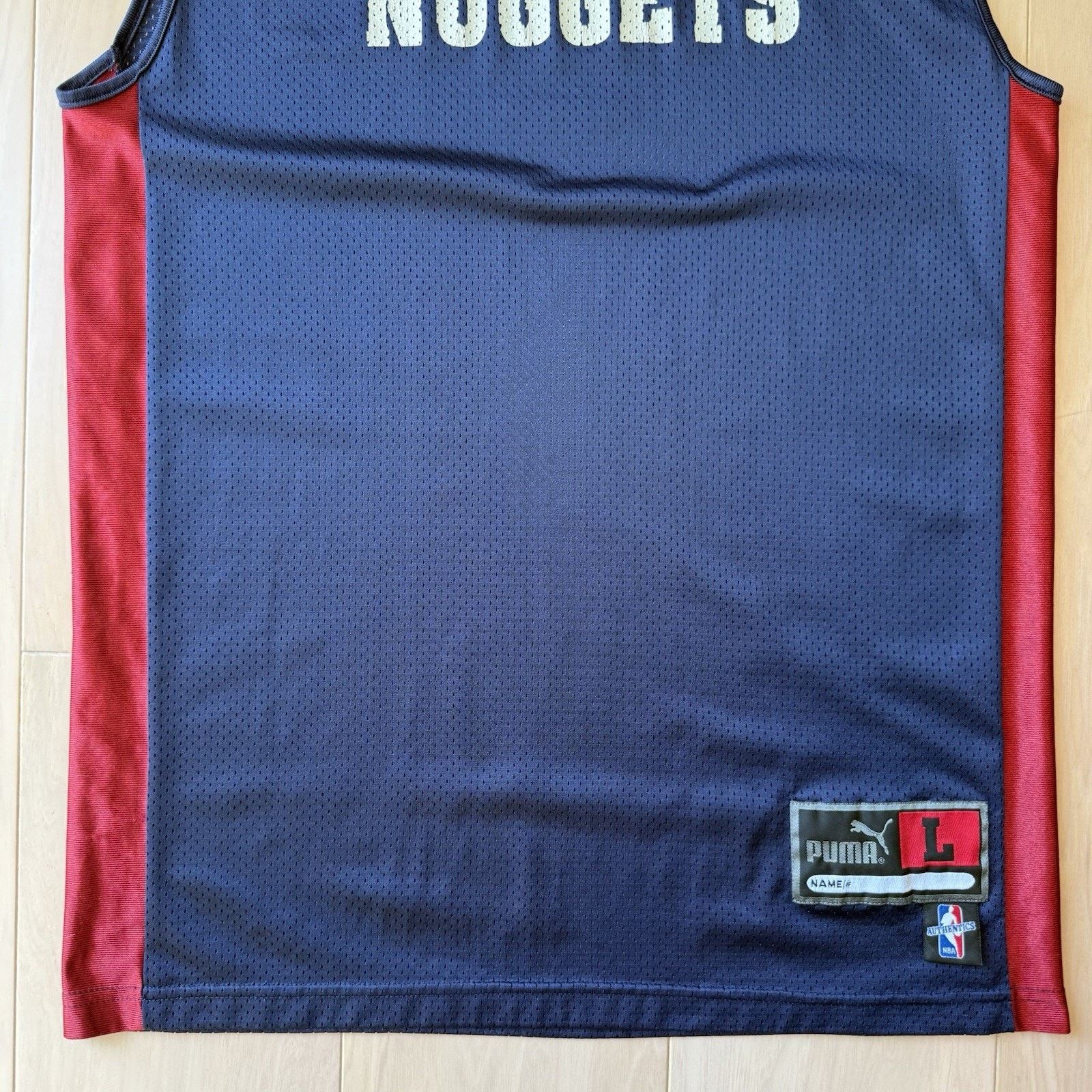 Puma Vintage Denver Nuggets Jersey Large Navy 90s Puma Basketball Size US L / EU 52-54 / 3 - 4 Thumbnail