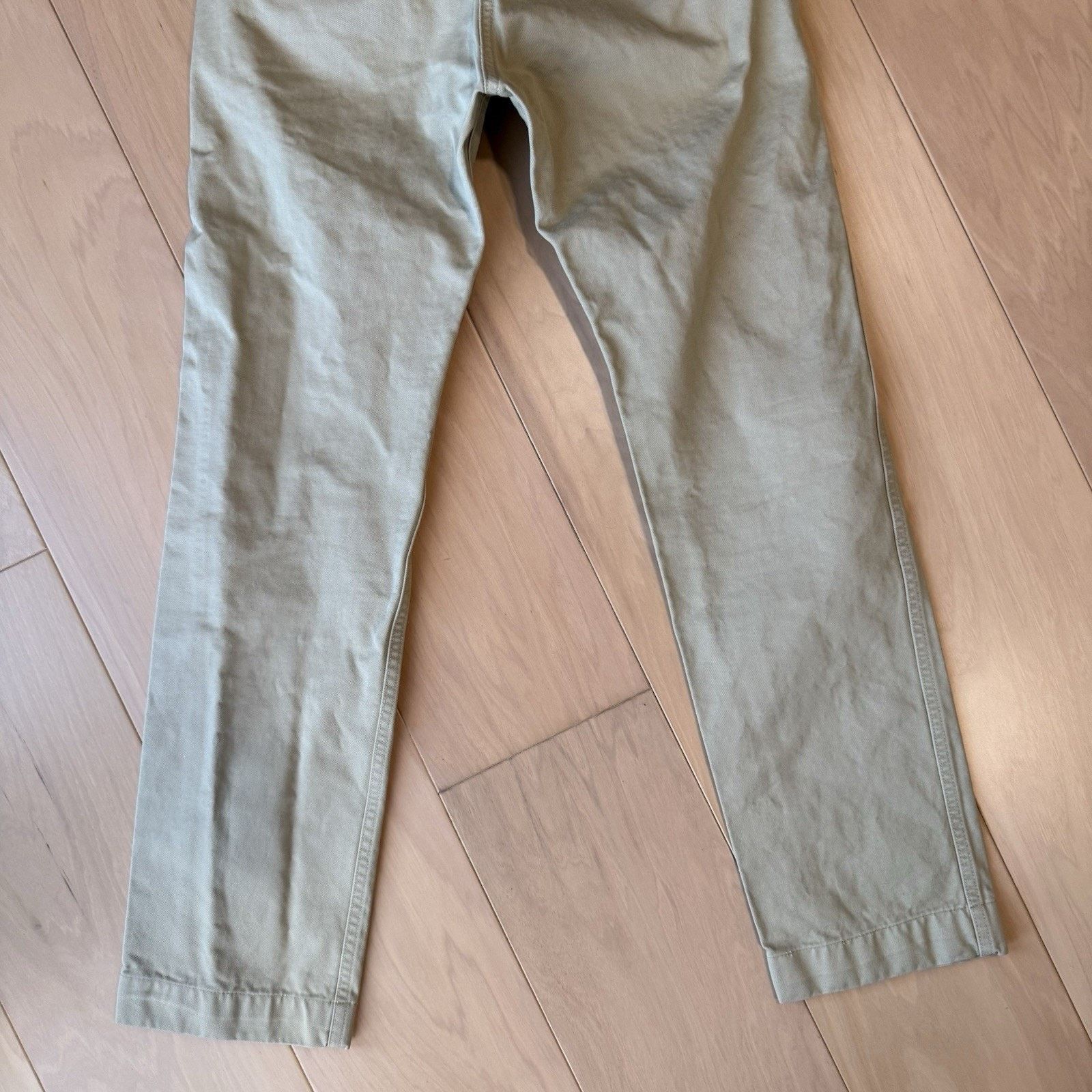 Tellason Joe McCoy Chino Pants Khaki Made in USA Military Minimalist Size US 27 - 7 Thumbnail