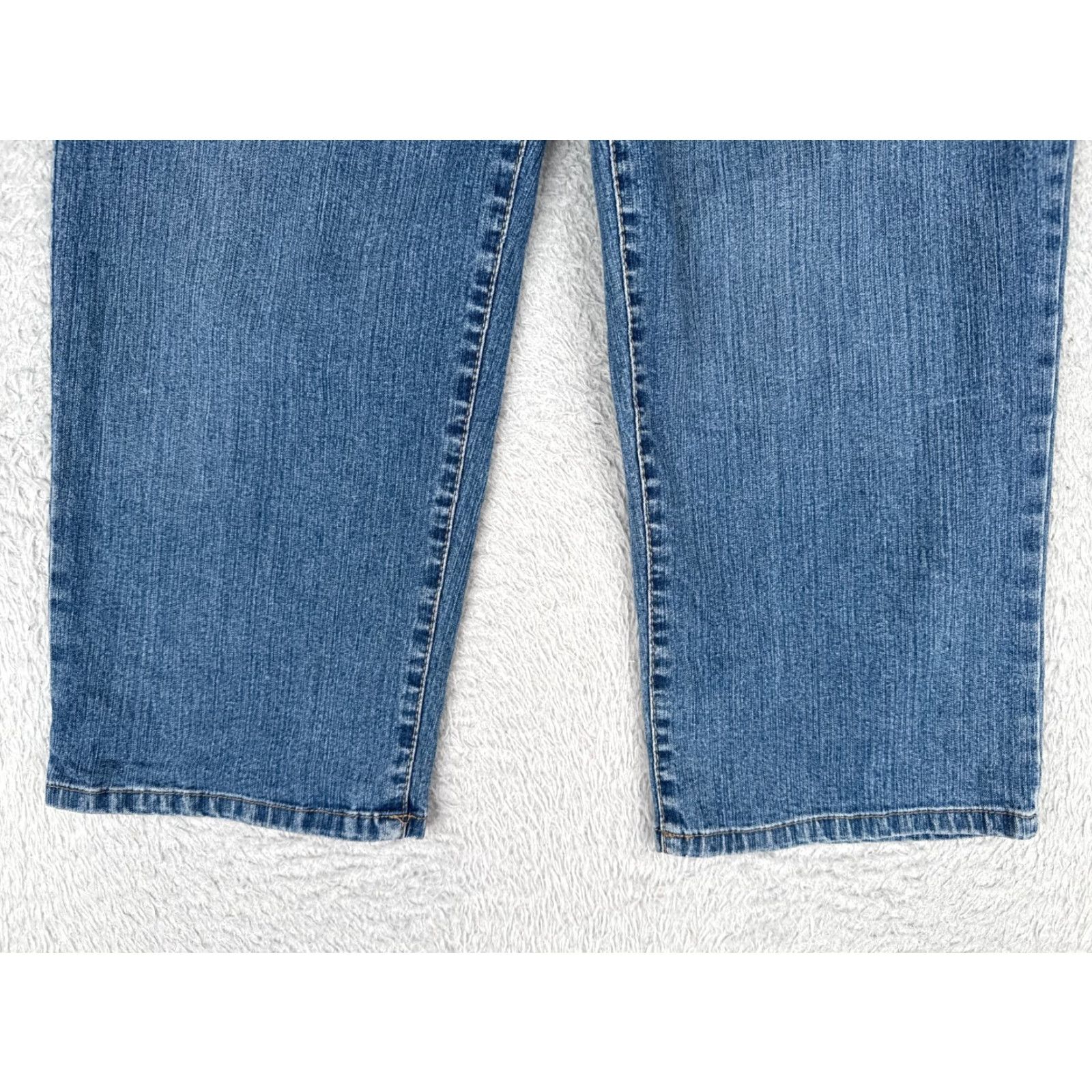 Denime Sonoma Jeans Womens 8 Blue Denim Capri Mid Rise Cotton 30x20 LIFE+Style Size 30" / US 8 / IT 44 - 2 Thumbnail