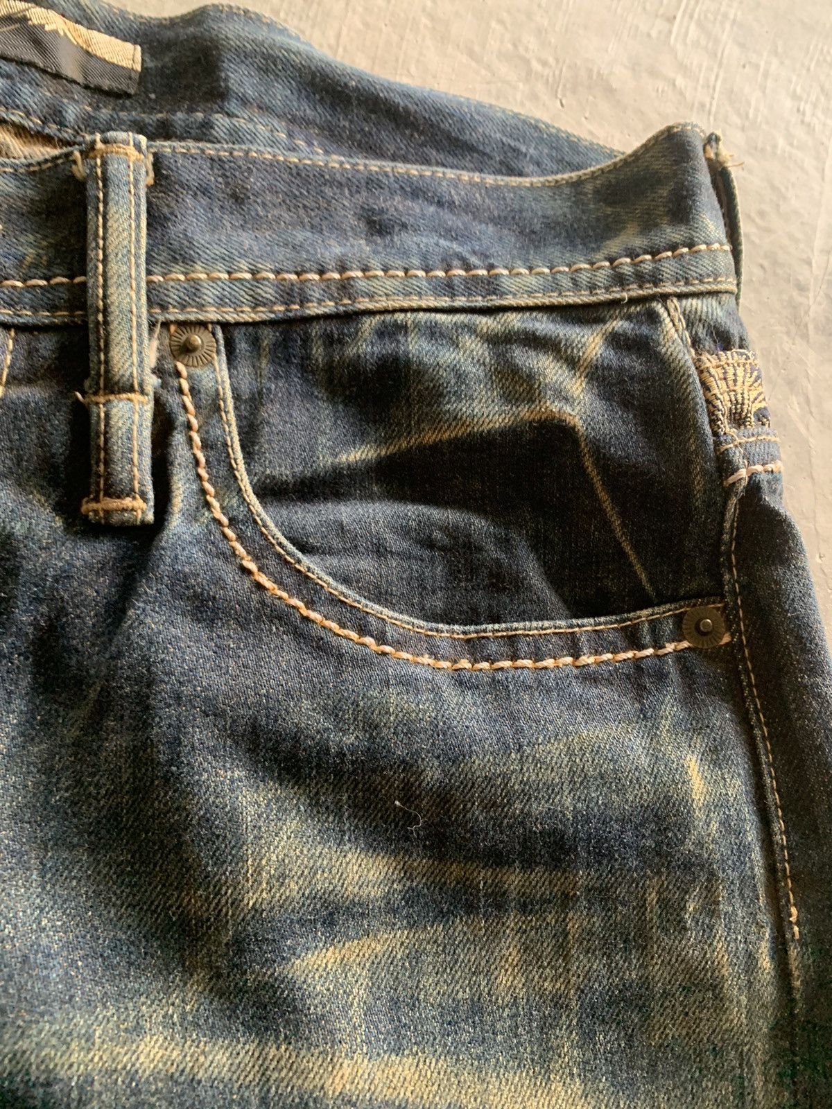 Japanese Brand crazy rusty sukajan japanese denim karakuri tamashii style Size US 32 / EU 48 - 10 Thumbnail