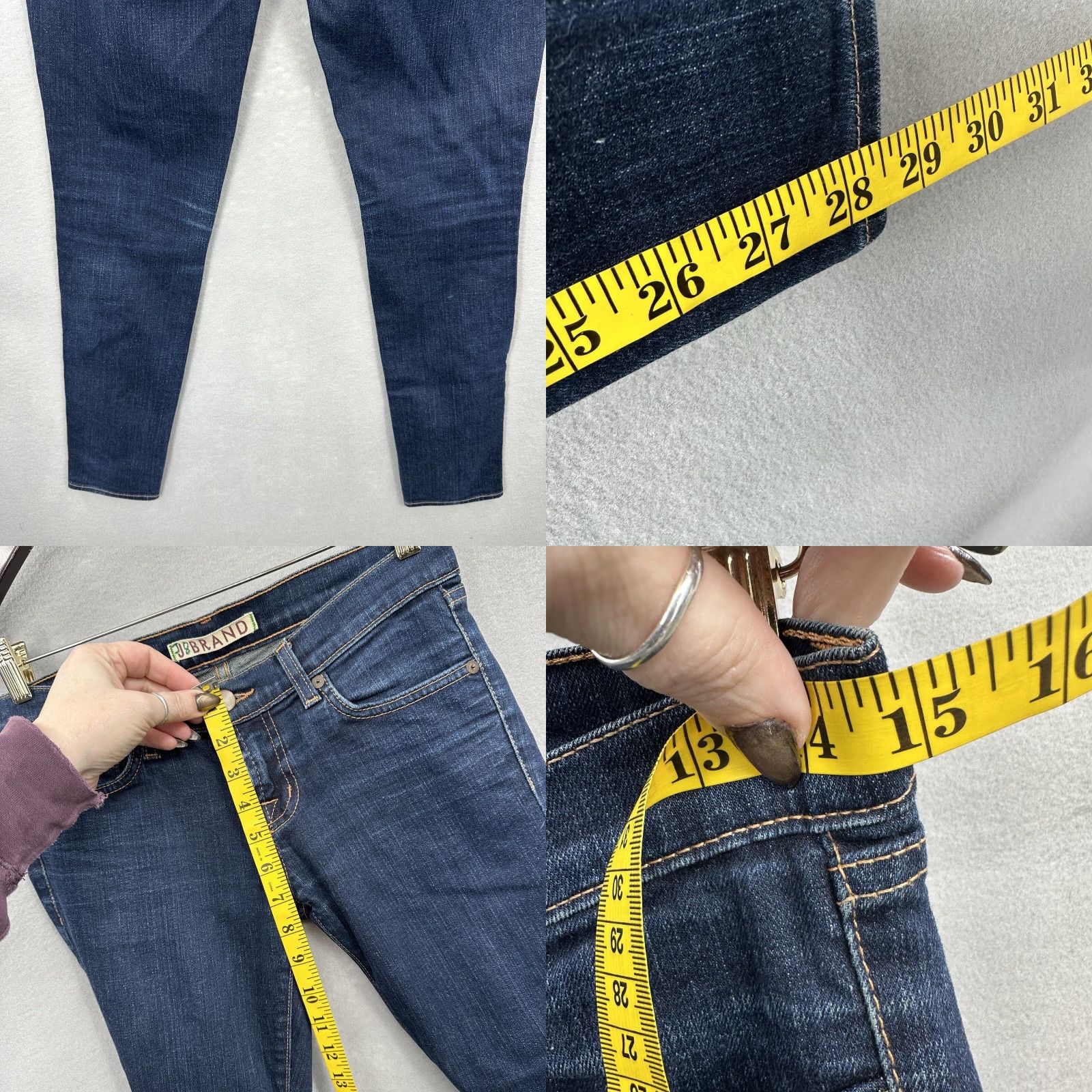 J Brand J Brand Jeans Women's 26 Low Rise Pencil Leg Stretch Mid Rise Skinny Denim y2k Jeans Size 26" / US 2 / IT 38 - 8 Thumbnail