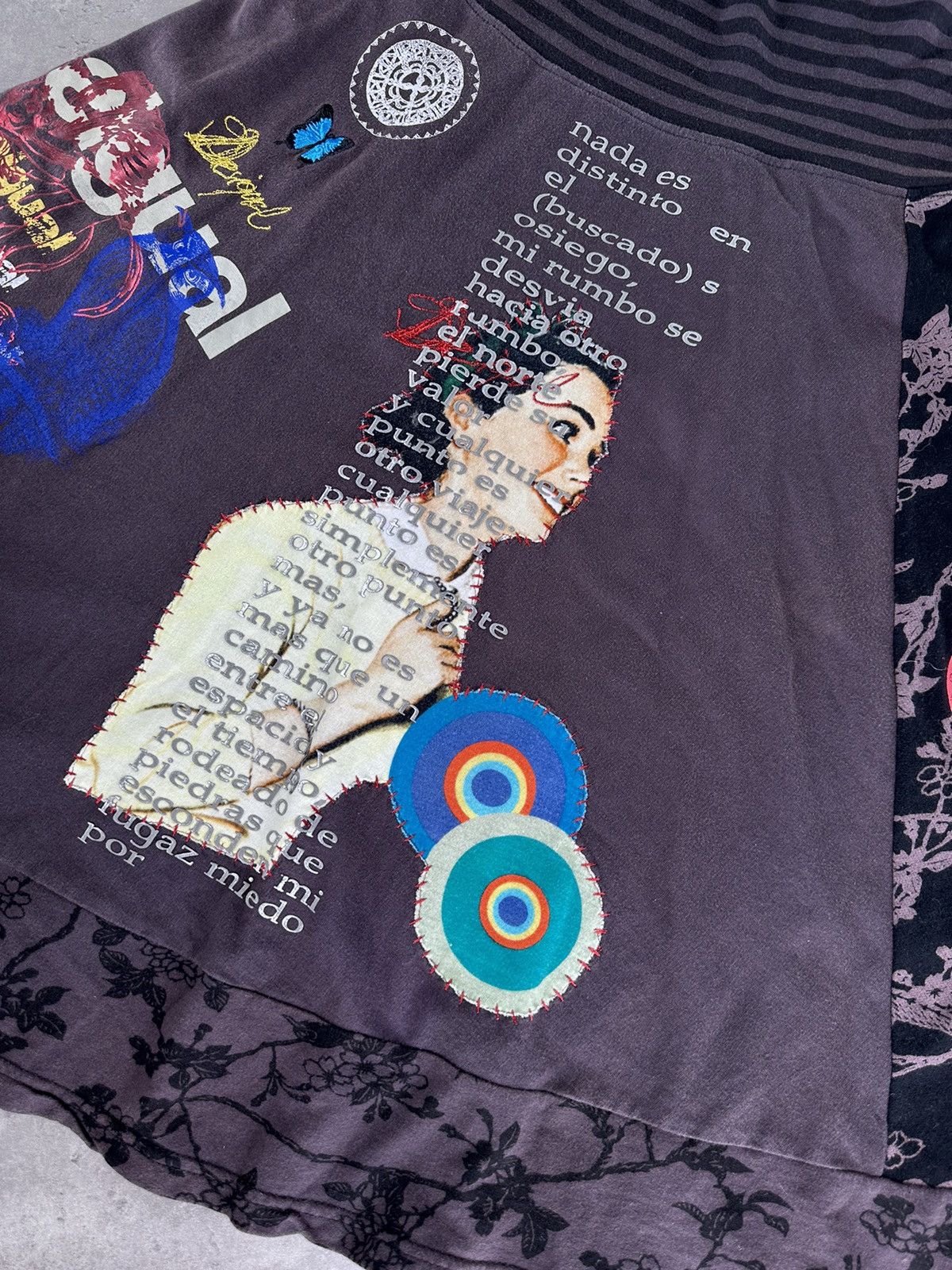 Desigual Desigual Printed Flared Skirt Size 27" / US 4 / IT 40 - 4 Thumbnail