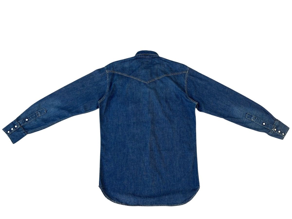 Levi's Vintage 2000 Levi’s Longhorn Snap Button Denim Western Shirt Size US L / EU 52-54 / 3 - 14 Thumbnail