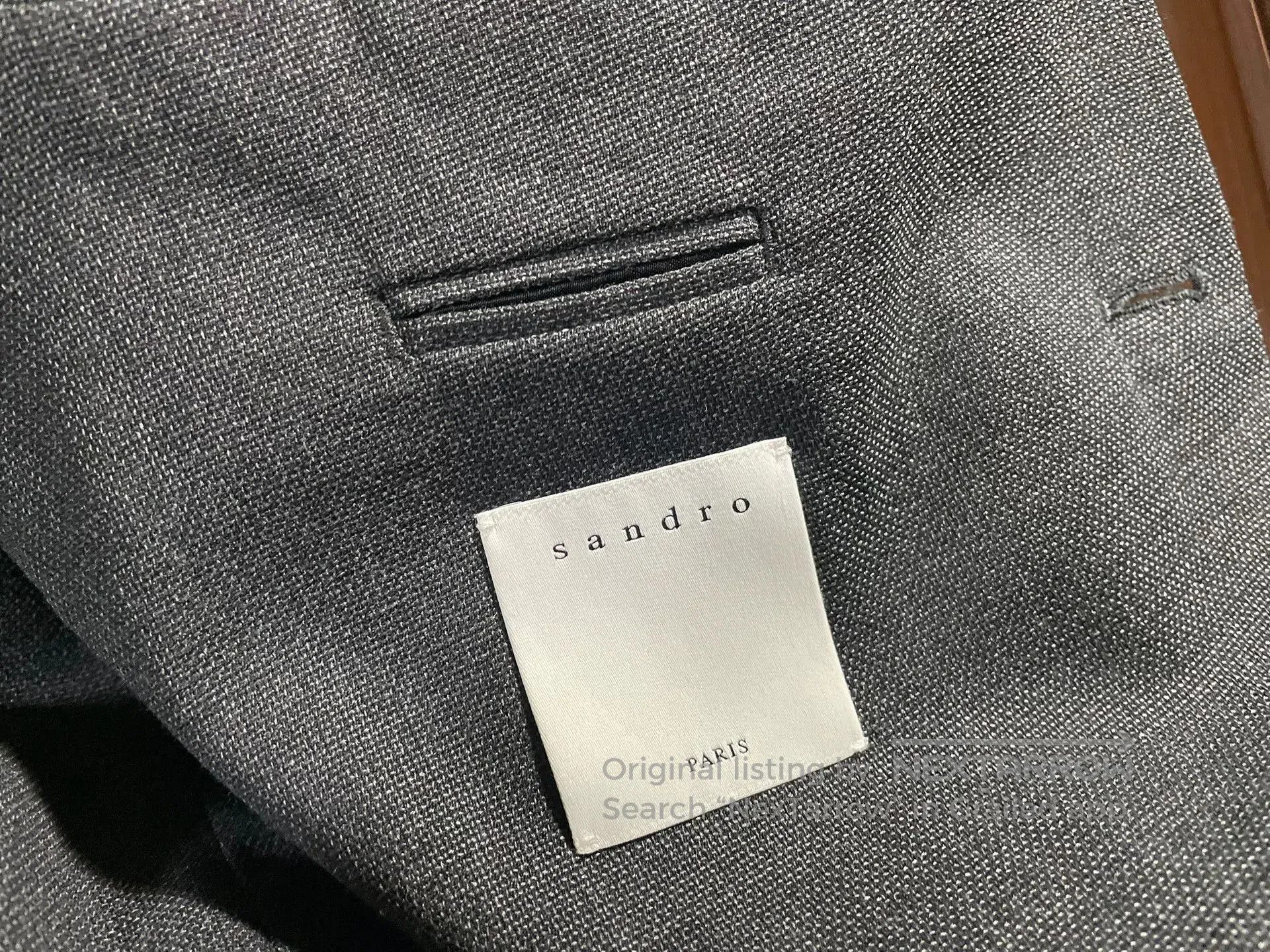 Sandro Sandro Men's Size 46 Suit. Size US S / EU 44-46 / 1 - 4 Thumbnail