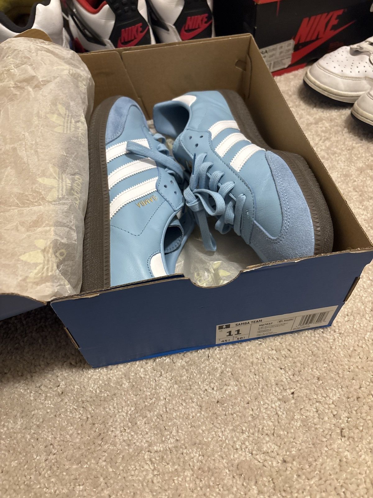 Adidas Adidas Samba Team Argentina Size US 11 / EU 44 - 9 Thumbnail