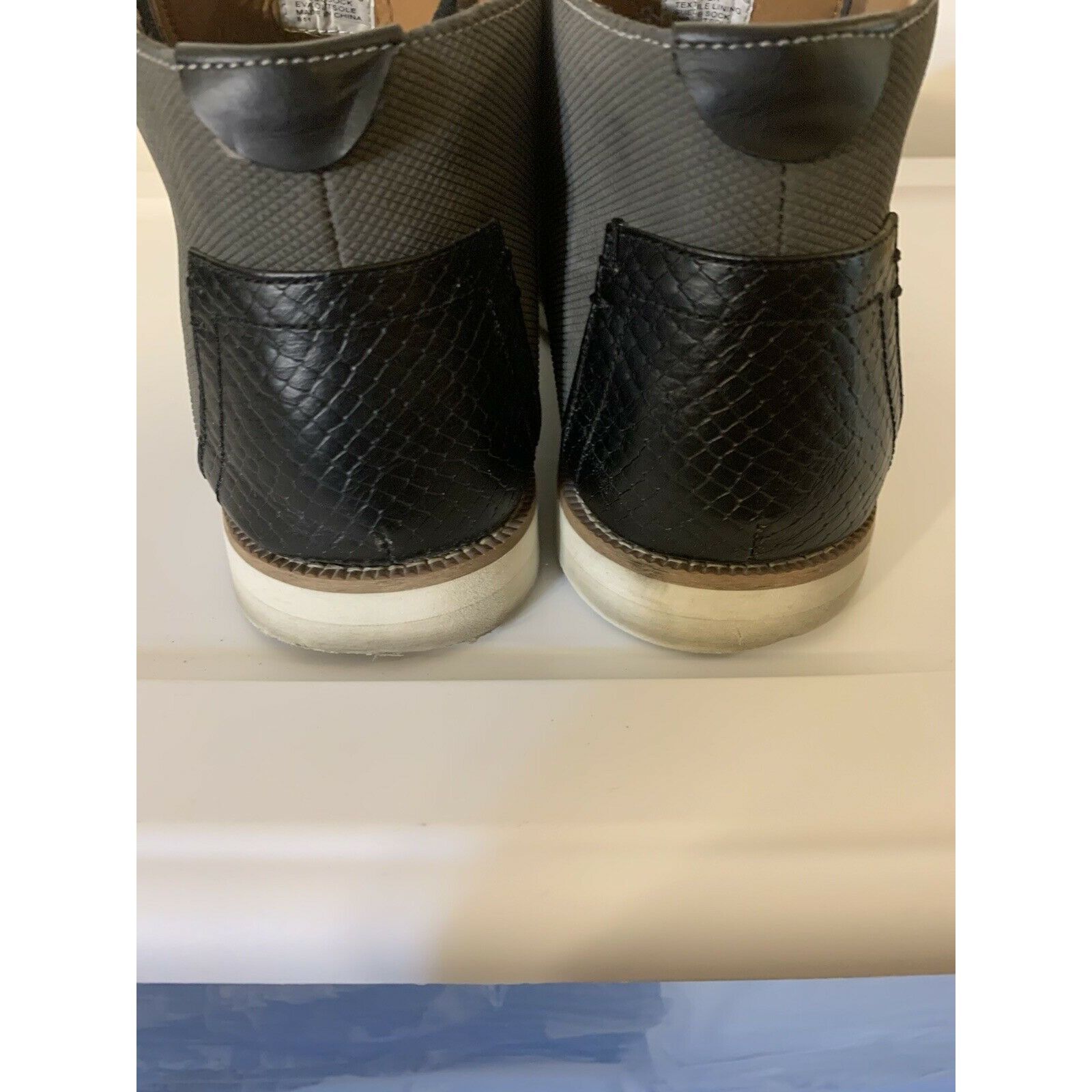 Steve Madden Steve Madden Men’s Sz 10.5 Baskit Leather Dress Shoes Gray Size US 10.5 / EU 43-44 - 6 Thumbnail