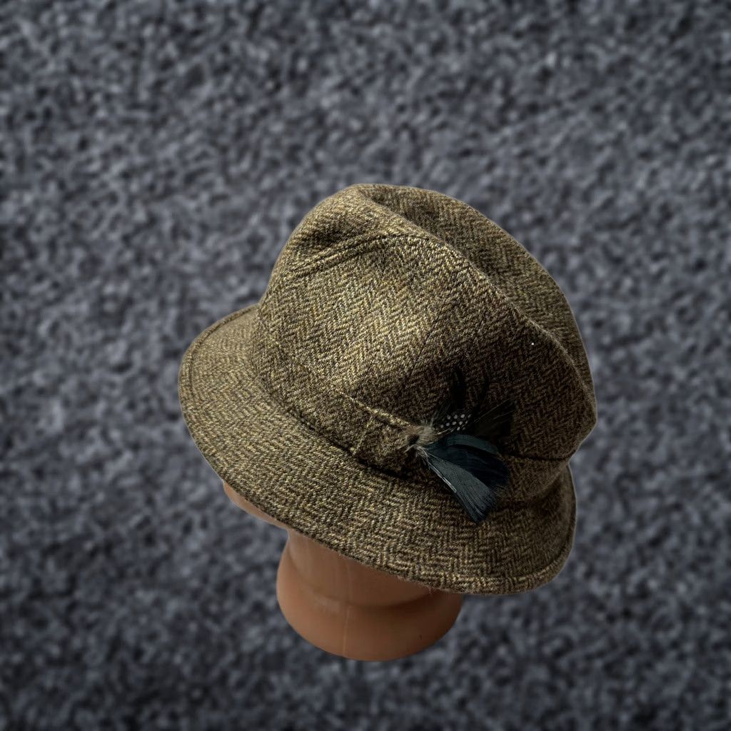 Vintage MOON Brown Fedora Wool Cap 7-7 1/8 M Men Hat Size 7 Brown Moon Fedora Wool Cap Mens 7-7 1/8 Size ONE SIZE - 1 Thumbnail
