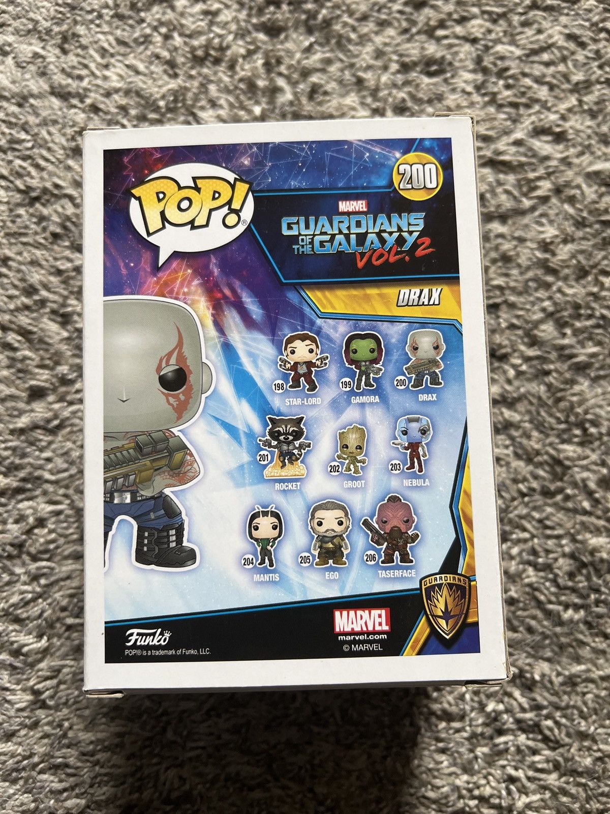 Marvel Comics Funko Pop! Drax Vinyl Bobble-Head Size ONE SIZE - 2 Thumbnail