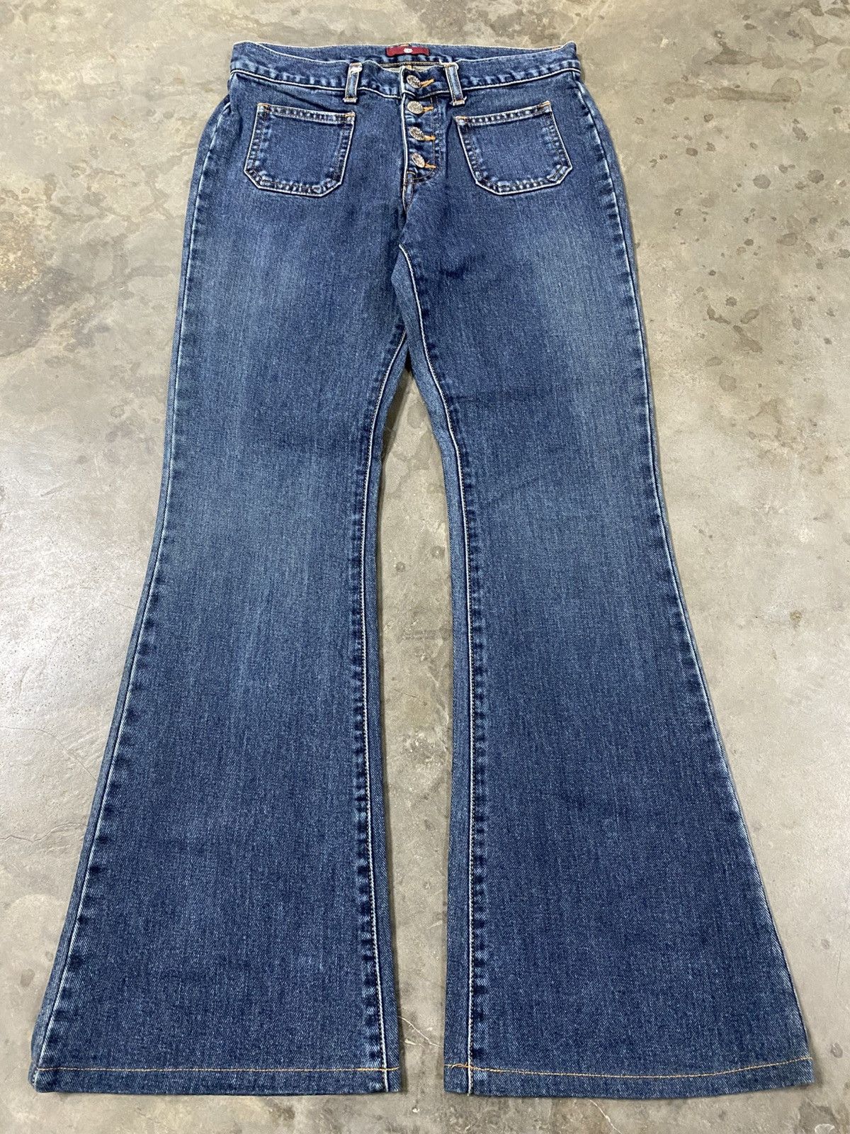 If Six Was Nine × Japanese Brand × Le Grande Bleu (L.G.B.) Super Flare Jeans Japan C-Seventeen Flared @254 Size US 29 - 1 Thumbnail