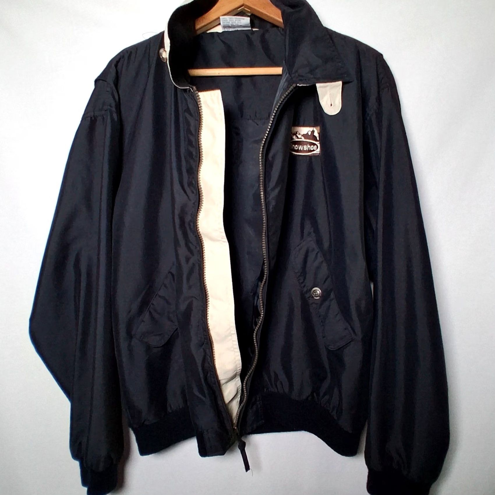 Vintage VINTAGE Fahrenheit Jacket Mens M Black Bomber Jacket West Virginia Snowshoe Mountain Resort Lightweight Softshell Size US M / EU 48-50 / 2 - 4 Thumbnail
