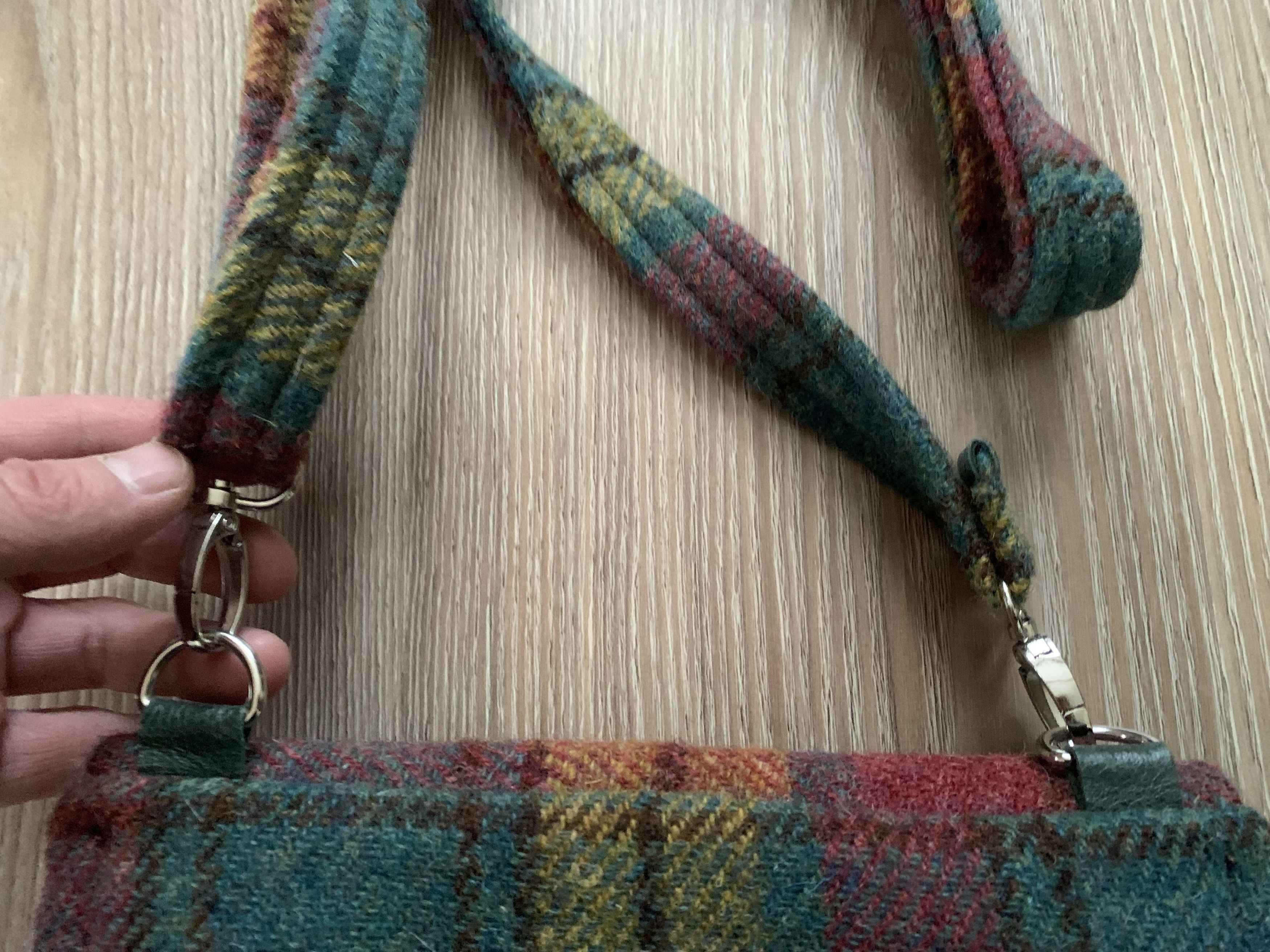 Harris Tweed Hand Made Harris Tweed Wool Shoulder Bag Size ONE SIZE - 10 Thumbnail