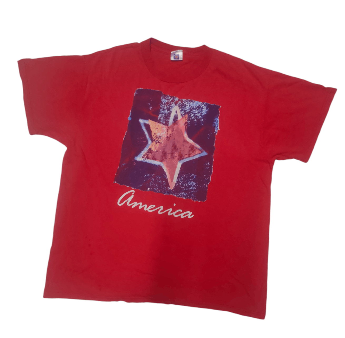 Band Tees × Vintage America (band) t shirt vintage Size US L / EU 52-54 / 3 - 1 Thumbnail