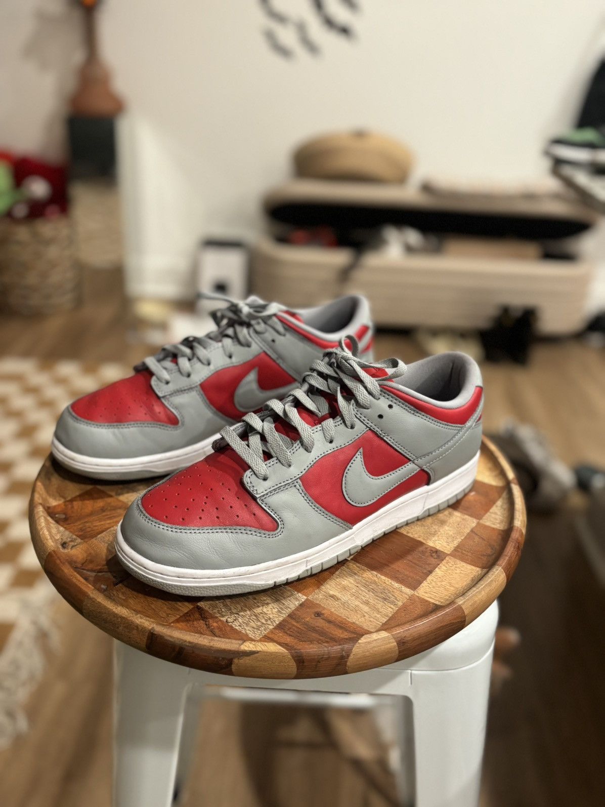 Nike “Ultra Man” Nike Low Dunks Size US 11.5 / EU 44-45 - 1 Thumbnail