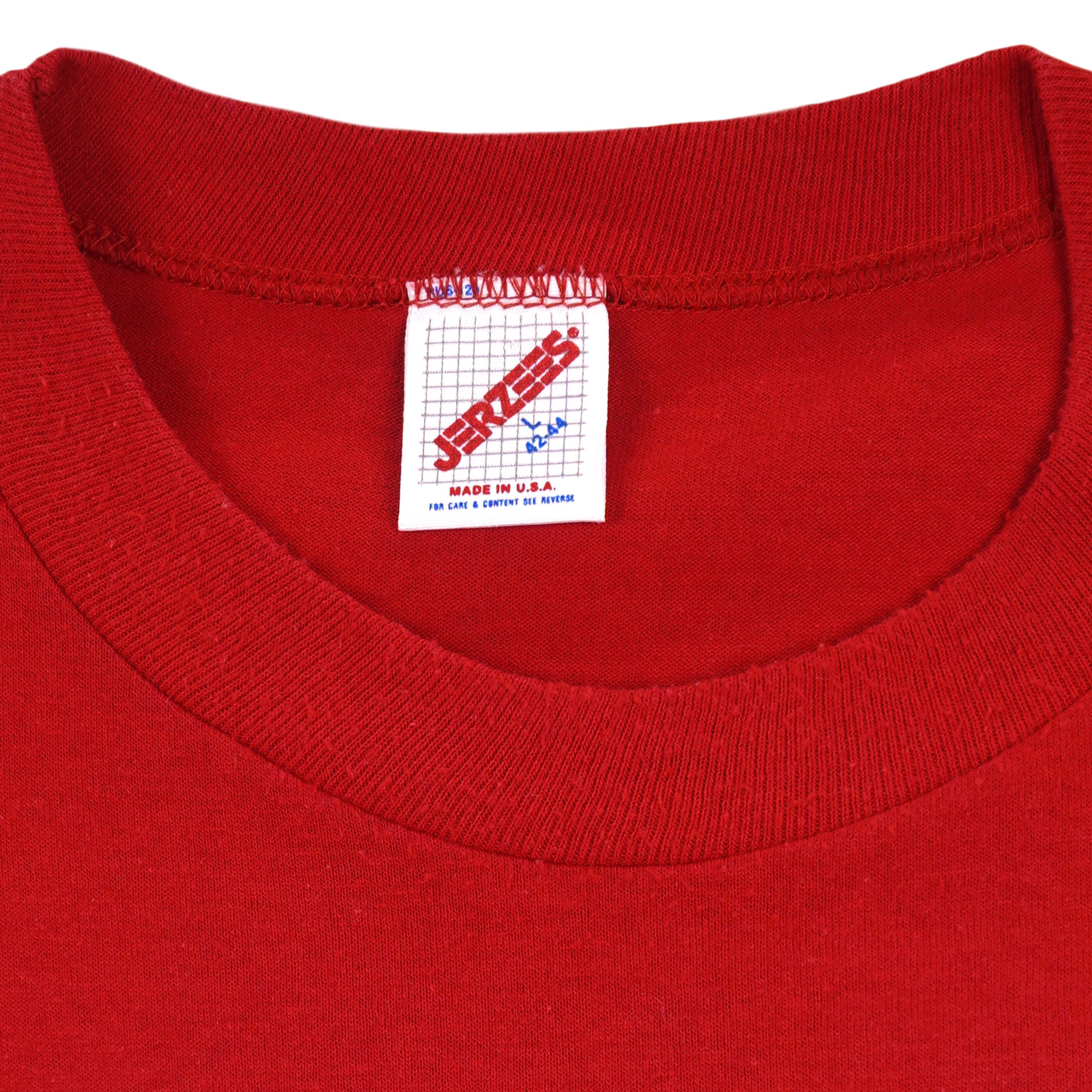 Jerzees NCAA - Arkansas Razorbacks On The Move! T-Shirt 1990 Size US L / EU 52-54 / 3 - 3 Thumbnail