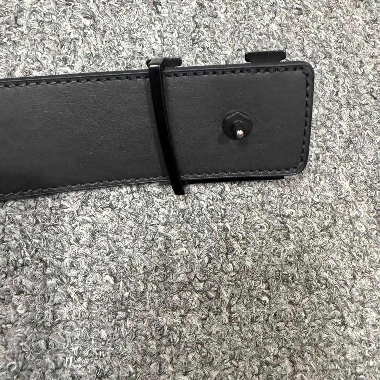 Louis Vuitton LV Black Samurai Belt 90 95 New Size 36 - 4 Thumbnail