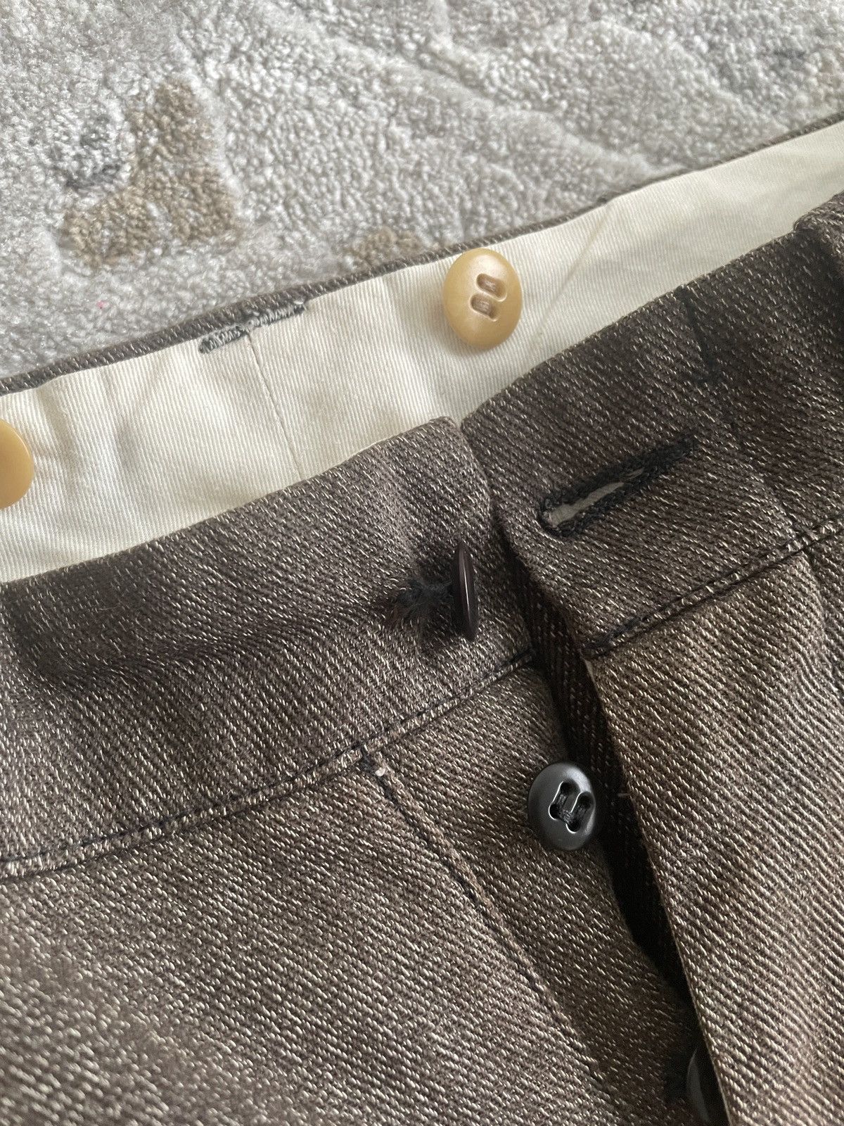 Taiga Takahashi LOT. 201 Work Trousers in Covert Size US 32 / EU 48 - 2 Thumbnail