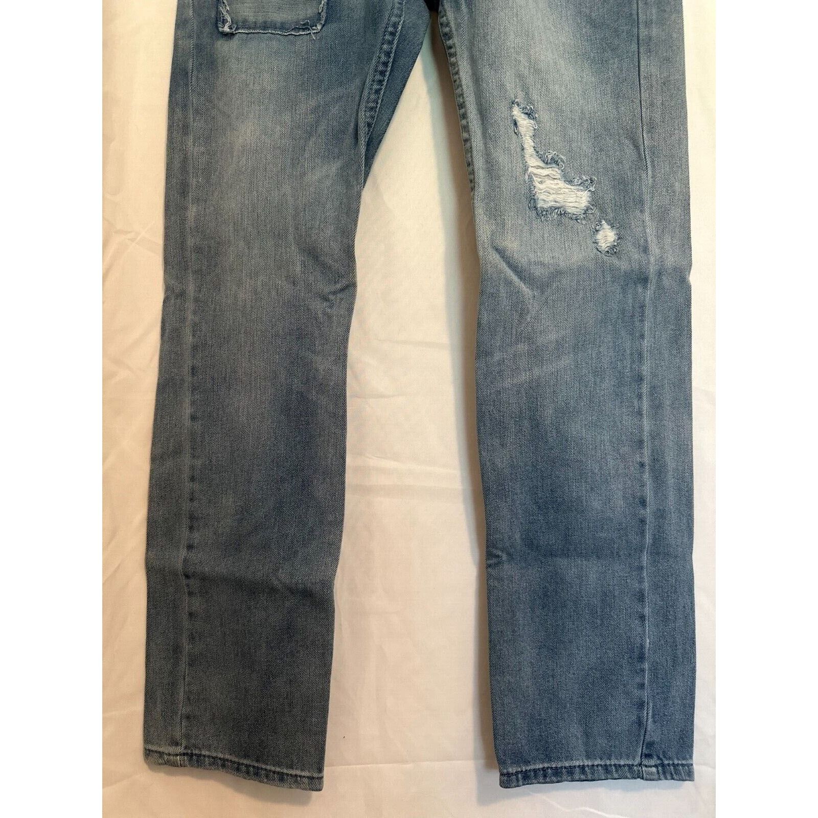 Levi's Levi's 511 Slim Jeans 16 reg28x28, patches Distressed, 80s ! Size US 28 / EU 44 - 10 Thumbnail