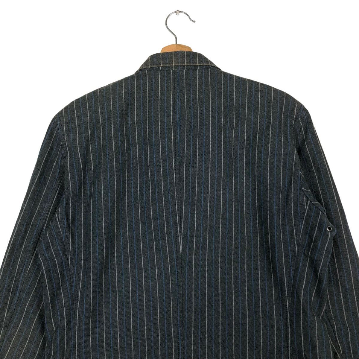 Japanese Brand Biker Jacket Multi Pocket Cargo Striped Custom Culture Japan Size US S / EU 44-46 / 1 - 9 Thumbnail