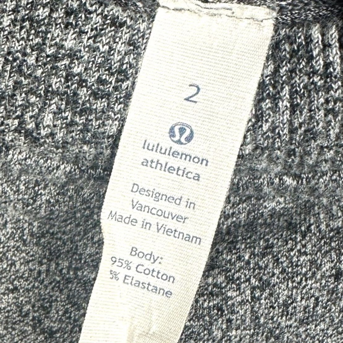 Lululemon Lululemon Athletica Womens T-Shirt Size 2 Gray Knit Short Sleeve Tee Size XS / US 0-2 / IT 36-38 - 3 Thumbnail