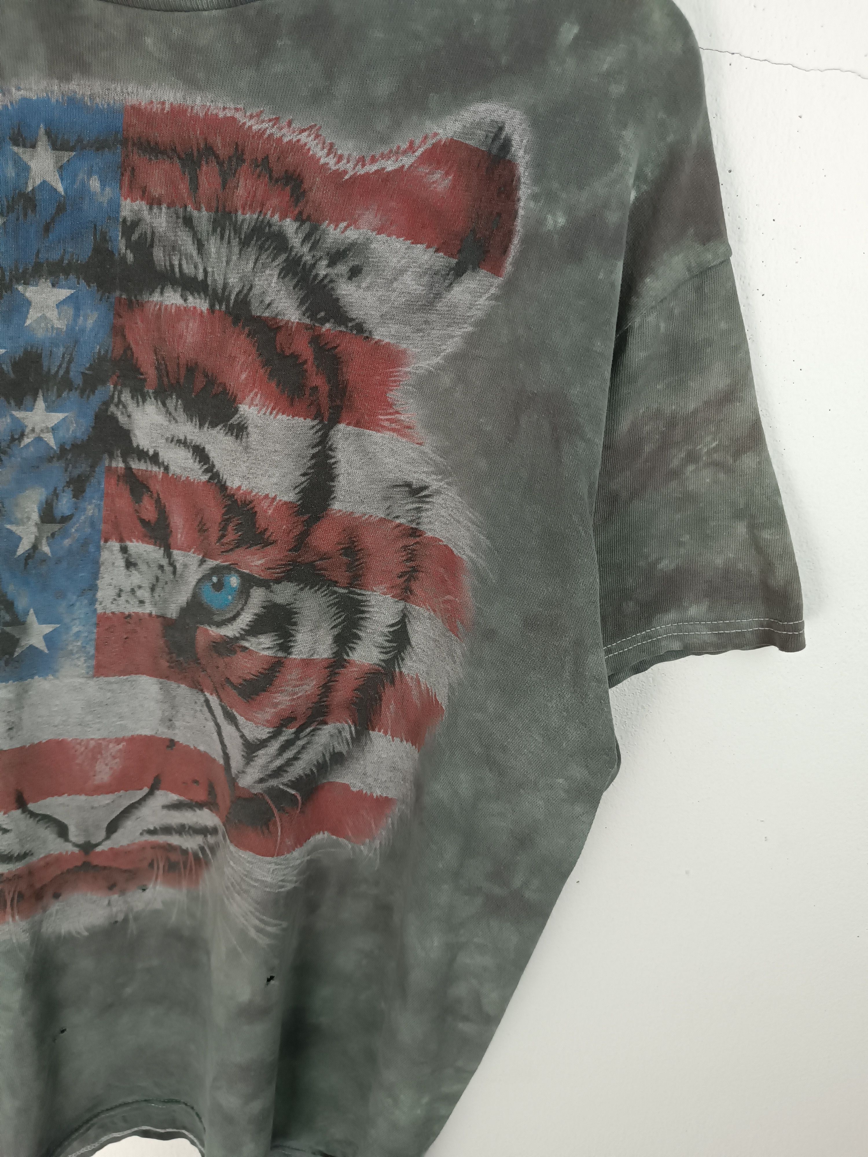 Other THRASHED FADED VINTAGE TIGER OF USA 4TH OF JULY INDEPENDENCE Size US L / EU 52-54 / 3 - 7 Thumbnail