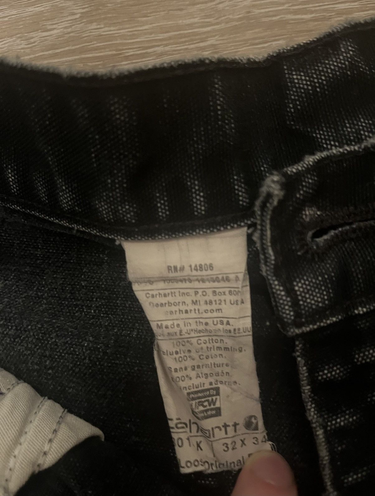 Carhartt Carhartt faded black double knee pants Size US 32 / EU 48 - 4 Thumbnail