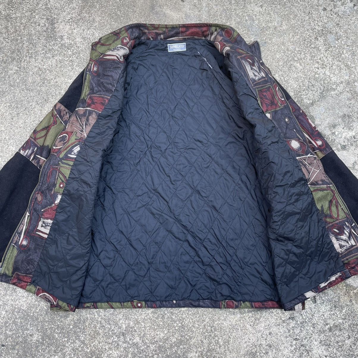 Japanese Brand × Vintage 🔥Rare🔥🇯🇵Sophiscated Natural Nice Design Wool Zipper Jacket Size US L / EU 52-54 / 3 - 11 Thumbnail