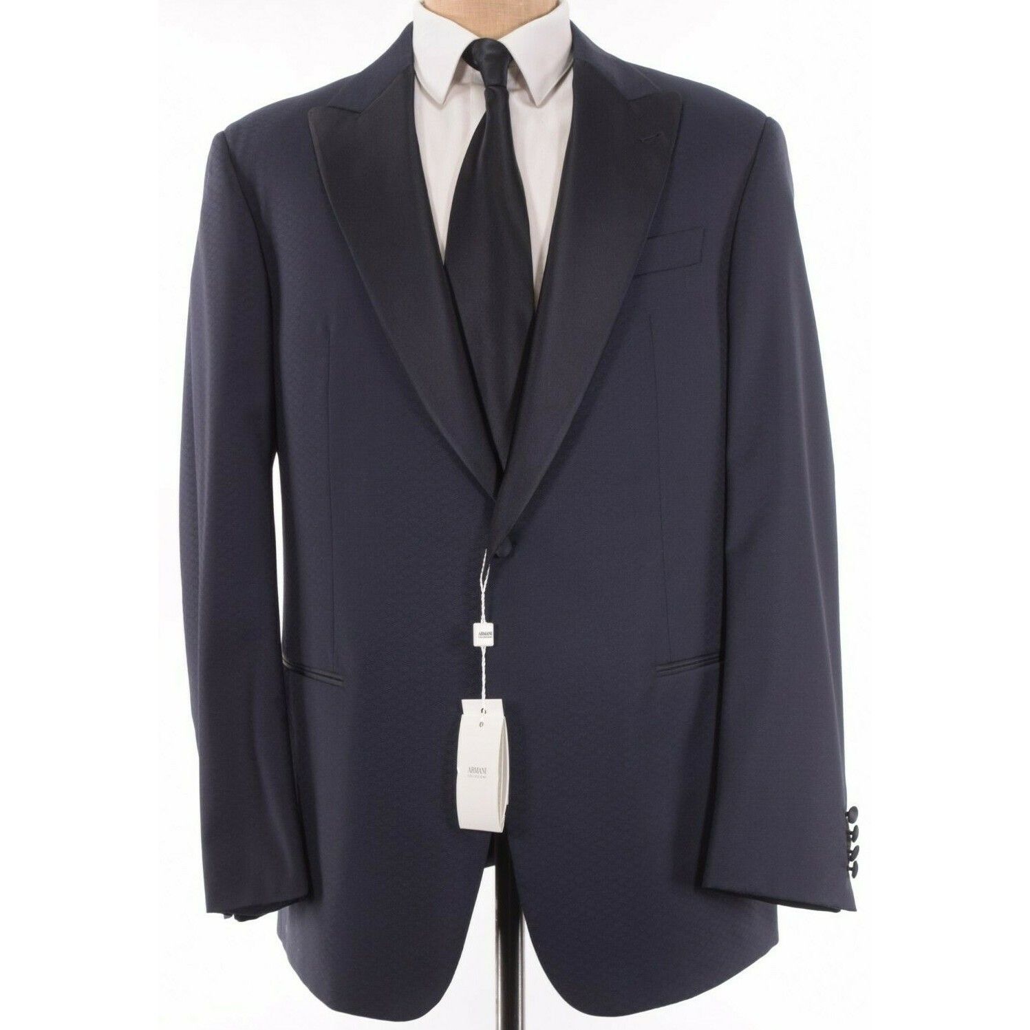 Armani Collezioni Armani Collezioni NWT Dinner Jacket Size 46L Geometric Blue Size 46R - 1 Thumbnail