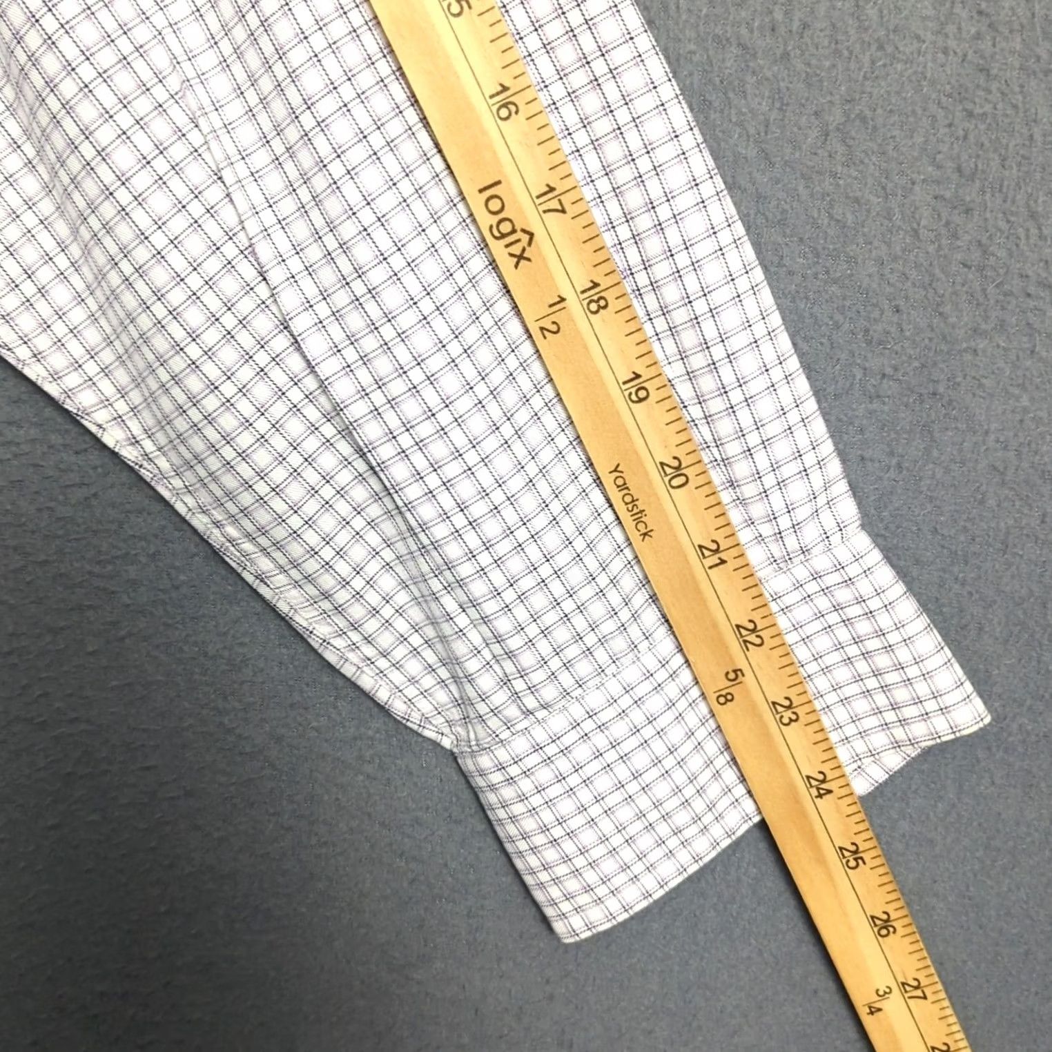 Brioni Brioni Shirt Mens XL Purple White Cotton Long Sleeve Button Down Size US XL / EU 56 / 4 - 7 Thumbnail