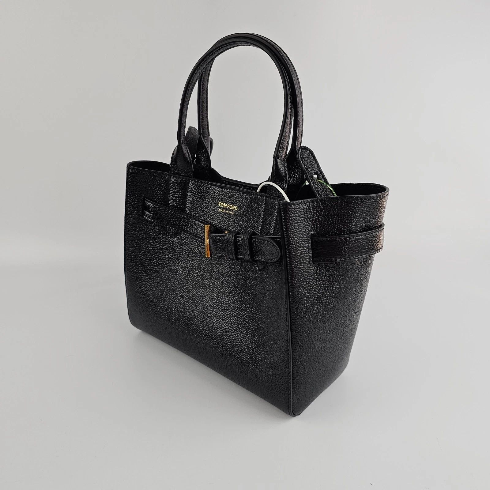 Tom Ford TOM FORD Audrey Small Black Leather Tote New Auth. Size ONE SIZE - 6 Thumbnail