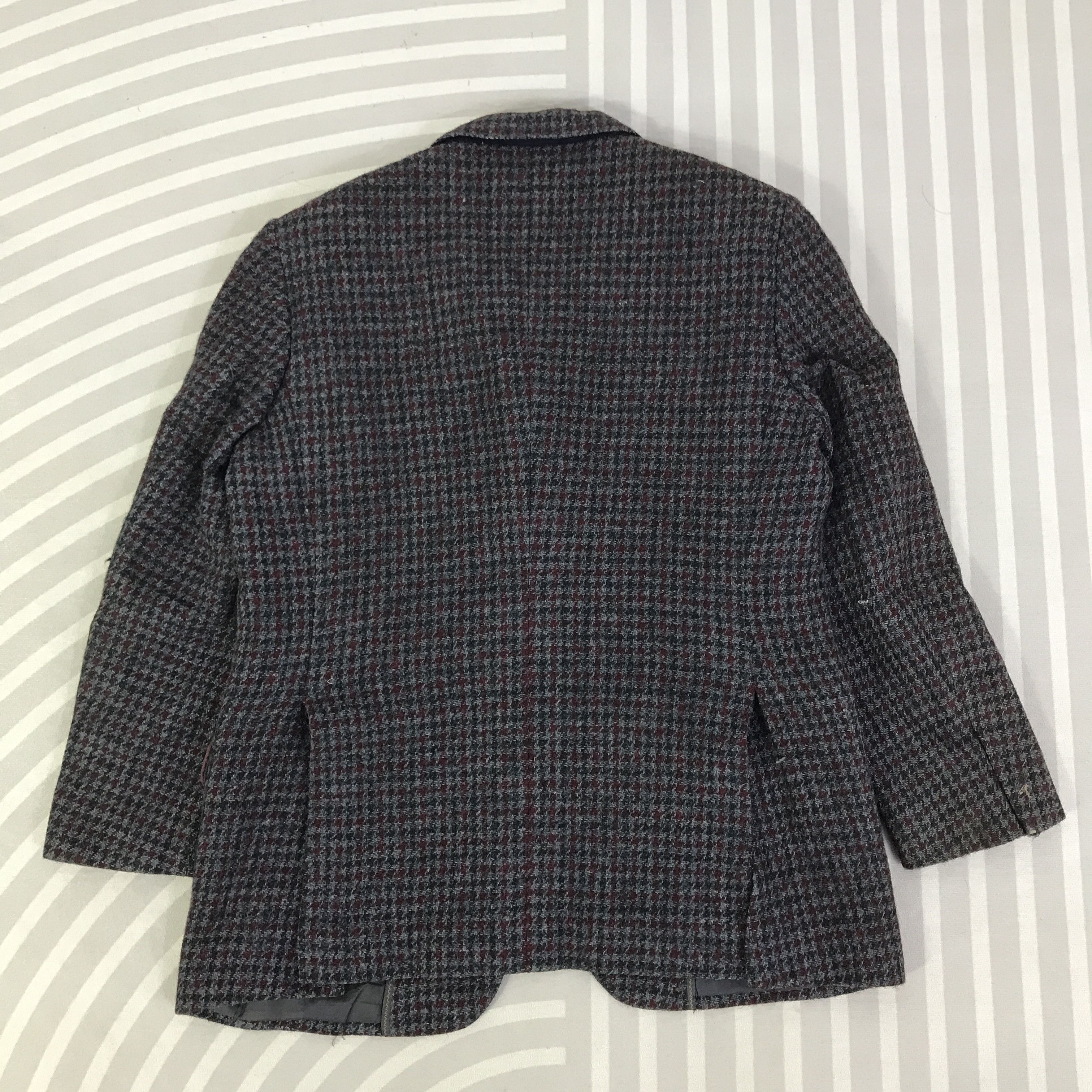 Harris Tweed Vintage Harris Tweed Wool classic Blazes K115B18 Size US L / EU 52-54 / 3 - 3 Thumbnail