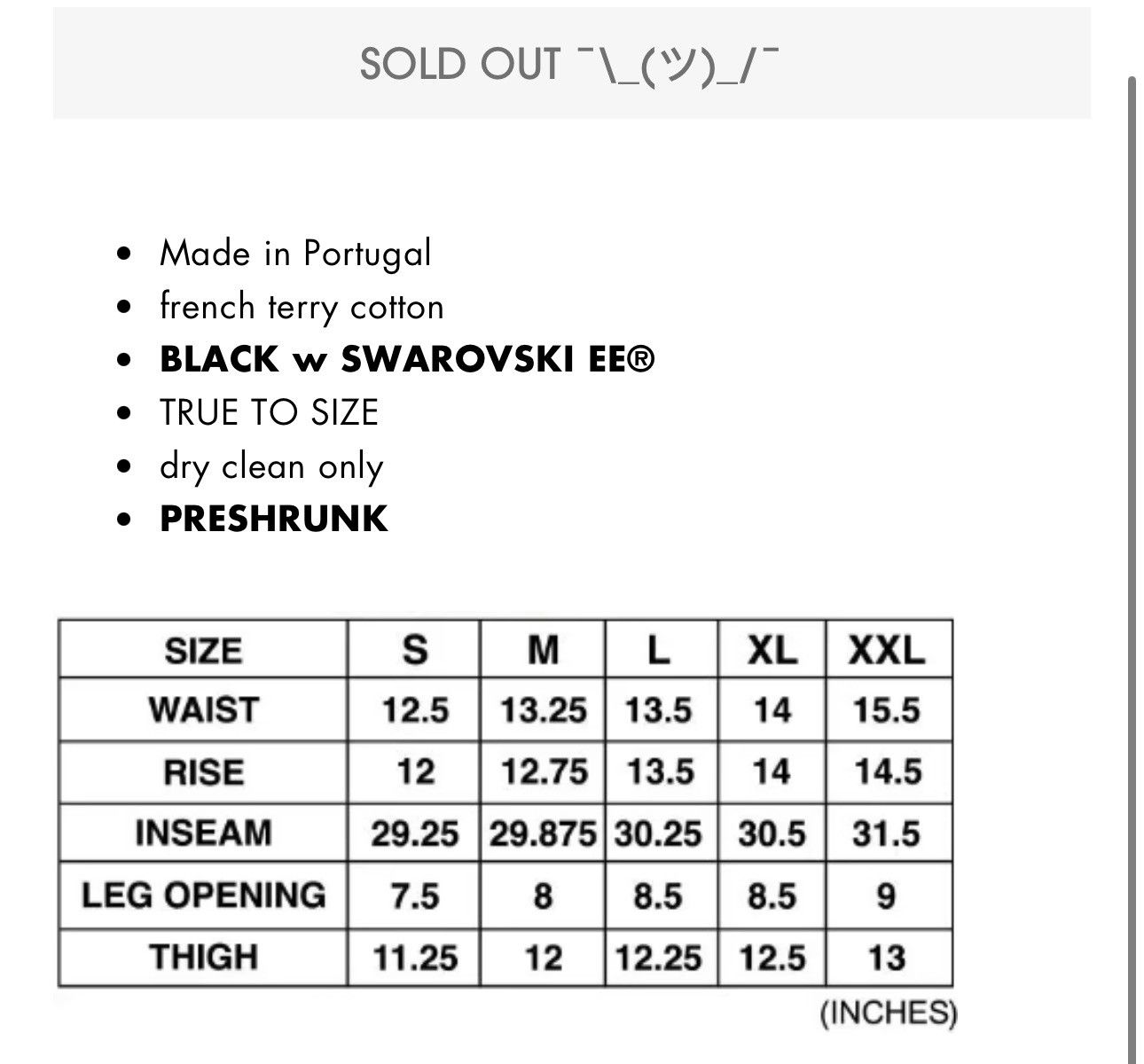 Eric Emanuel NEW Eric Emanuel x Swarovski Basic Sweatpant Medium Size US 34 / EU 50 - 13 Thumbnail