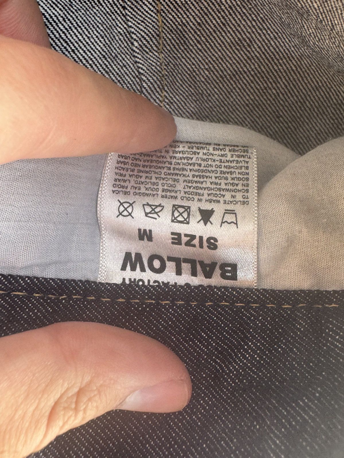 Other Estudio Niksen BALLOW class 9 factory raw denim Size US 30 / EU 46 - 4 Thumbnail