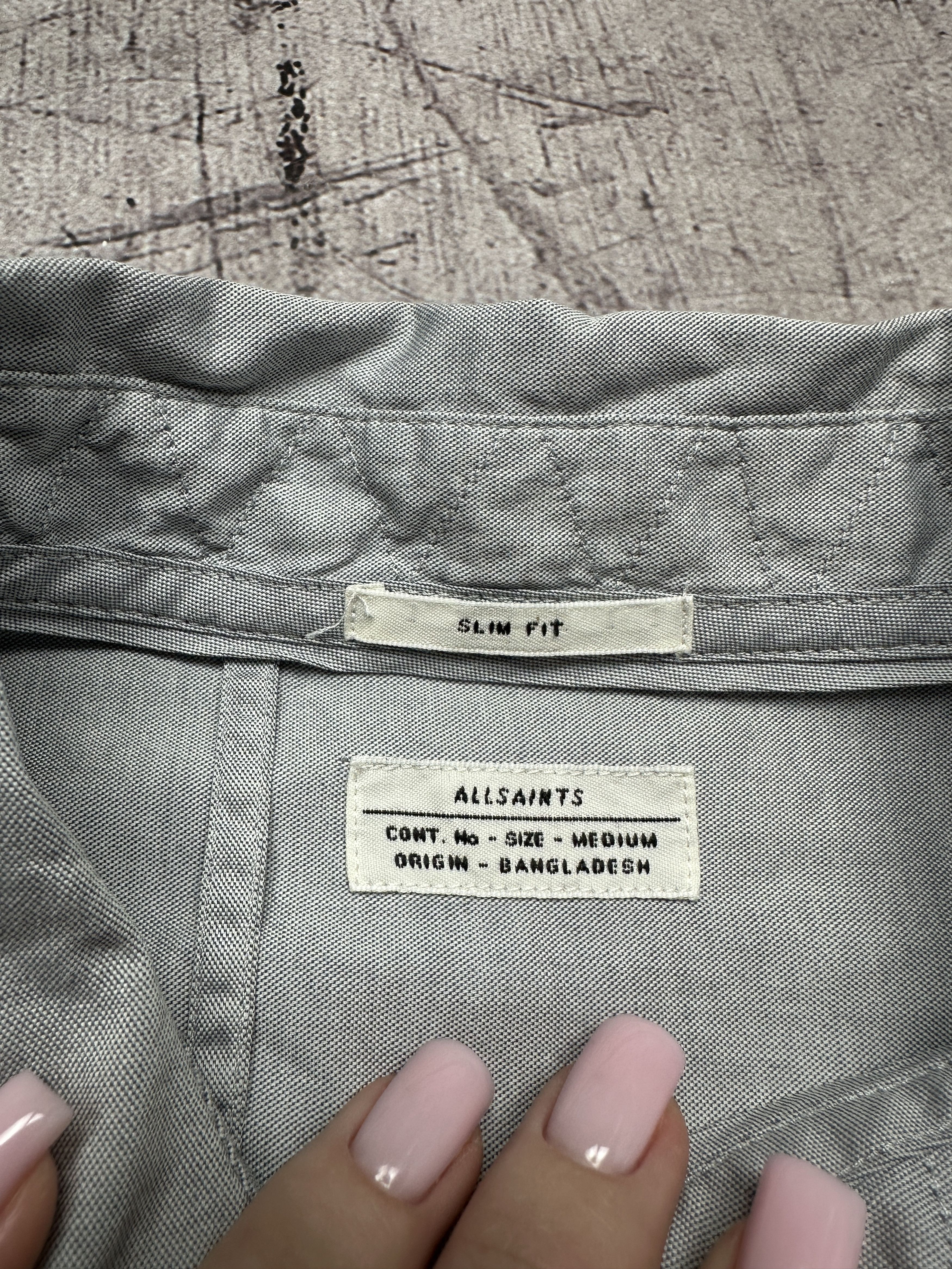 Allsaints Allsaints Vintage Redondo Mens Long Sleeve Shirt Size US M / EU 48-50 / 2 - 5 Thumbnail