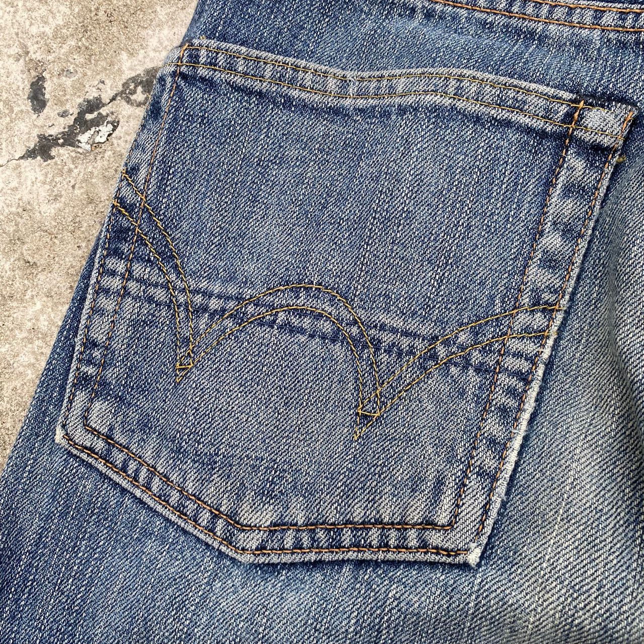 Edwin Vintage Edwin 505zx Selvegde Redline Distressed Denim Size US 30 / EU 46 - 13 Thumbnail