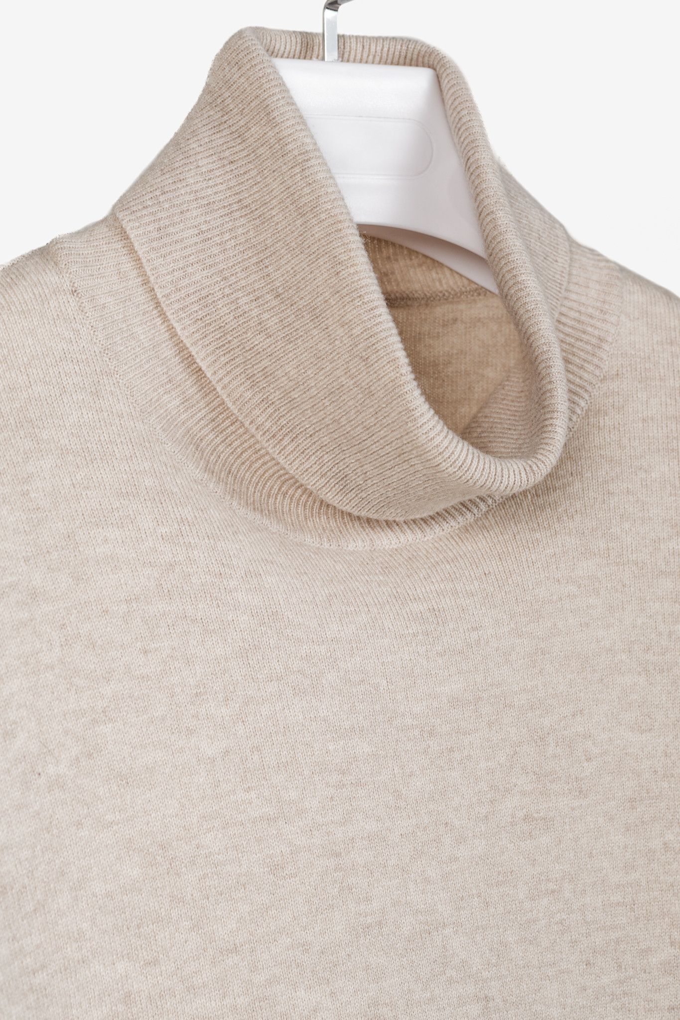 Brunello Cucinelli Brunello Cucinelli AW/20 Oyster Cashmere Turtleneck Sweater Size M / US 6-8 / IT 42-44 - 5 Thumbnail