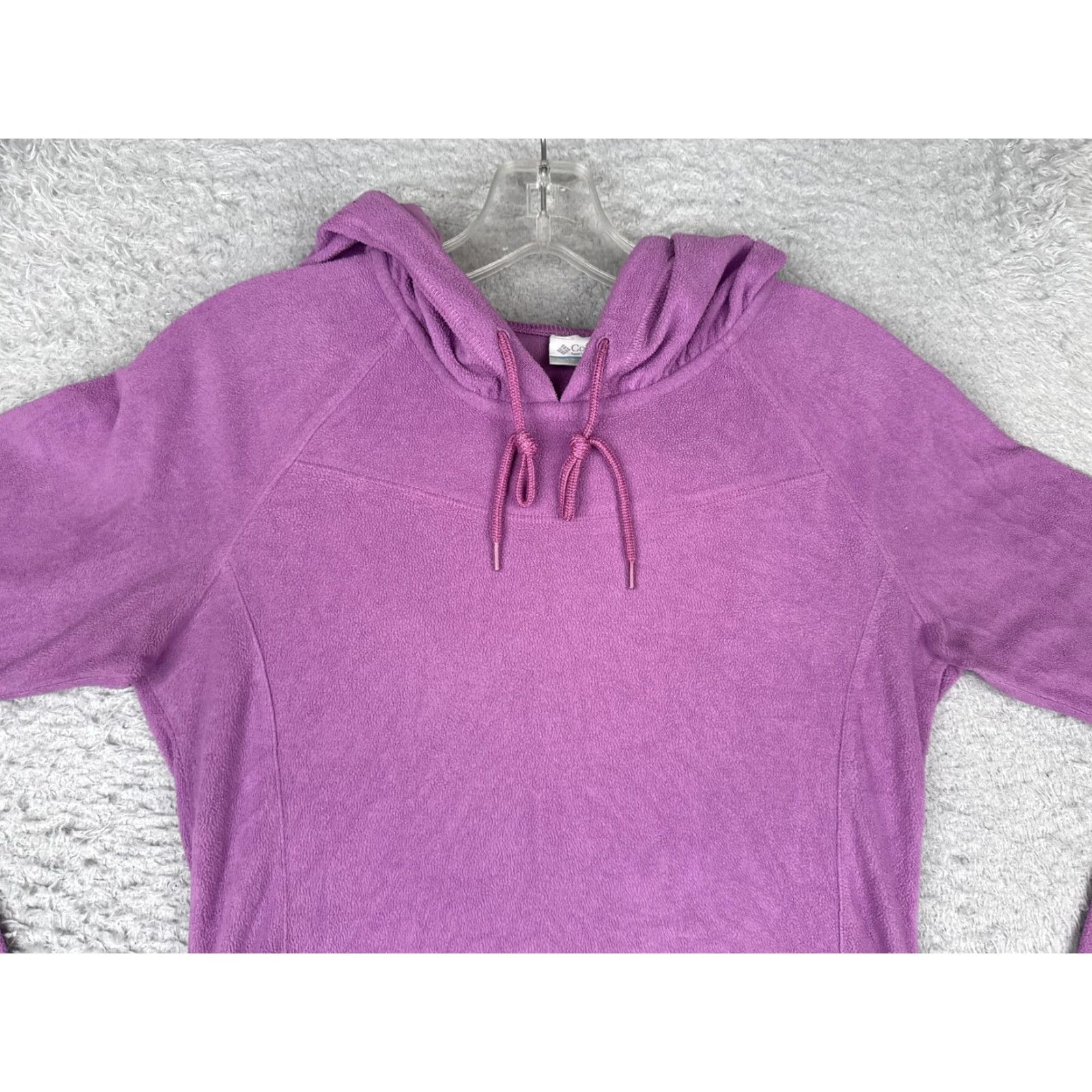 KangaROOS Columbia Hoodie XS Purple Fleece Pullover Hooded Kangaroo Pocket Outdoor Hiking Womens Size XS / US 0-2 / IT 36-38 - 4 Thumbnail