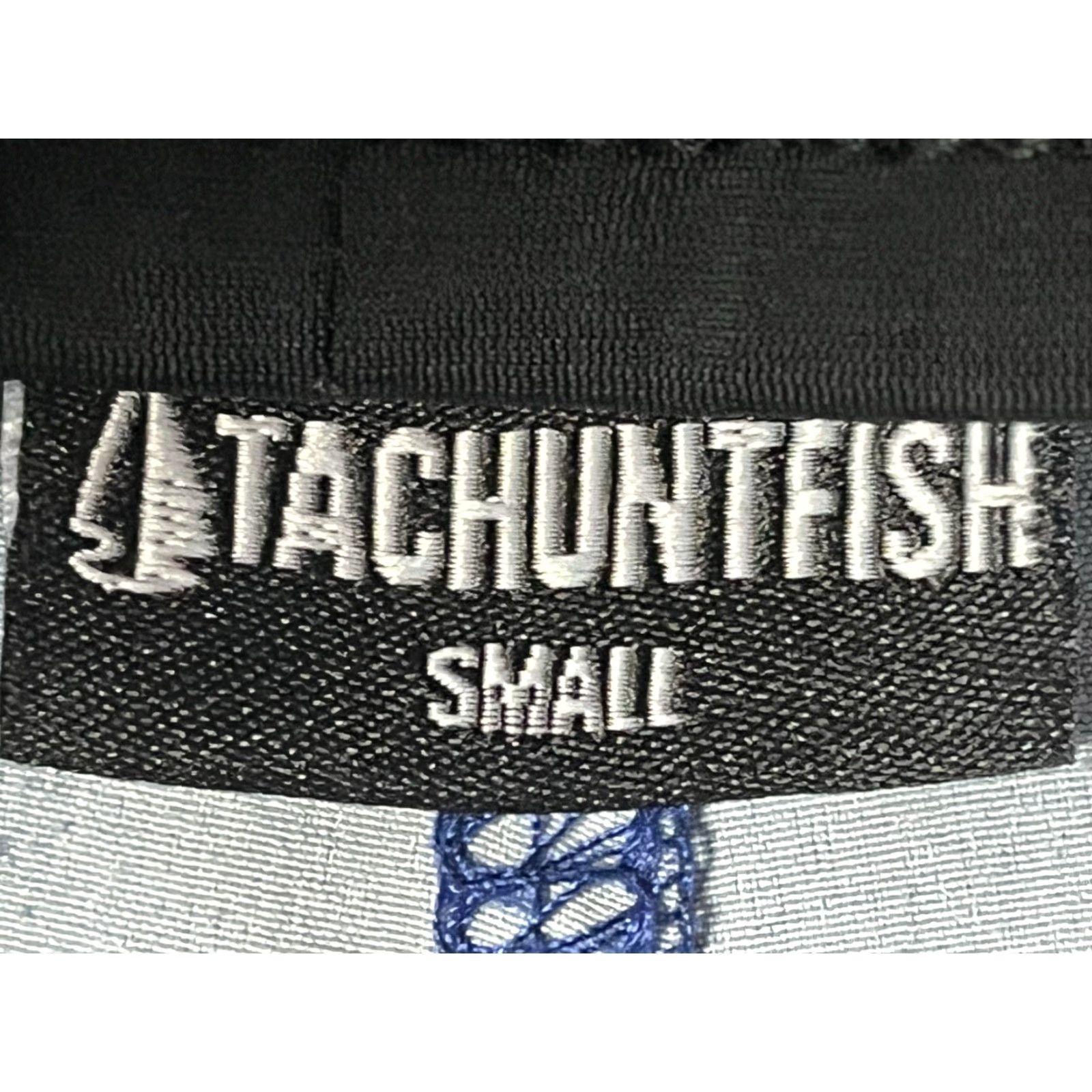 Vintage Tachuntfish Athletic Shorts Blue Men's S Pockets Drawstring Elastic Waist Activewear Running Gym CrossFit Hiking Soccer Weightlifting Size US 29 - 7 Thumbnail