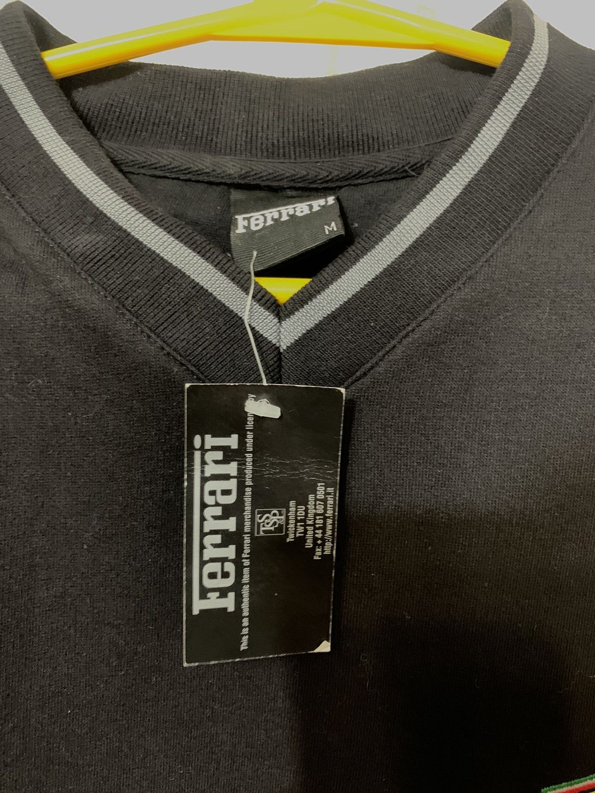 Ferrari × Formula 1 × Vintage New Vintage 1999 Ferrari Formula Uno Black Racing Sweatshirt Size US M / EU 48-50 / 2 - 7 Thumbnail