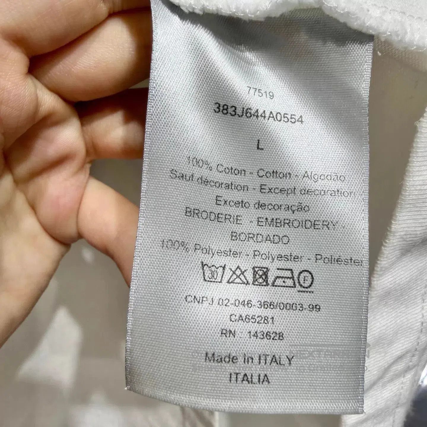 Dior White Short. Size US L / EU 52-54 / 3 - 4 Thumbnail