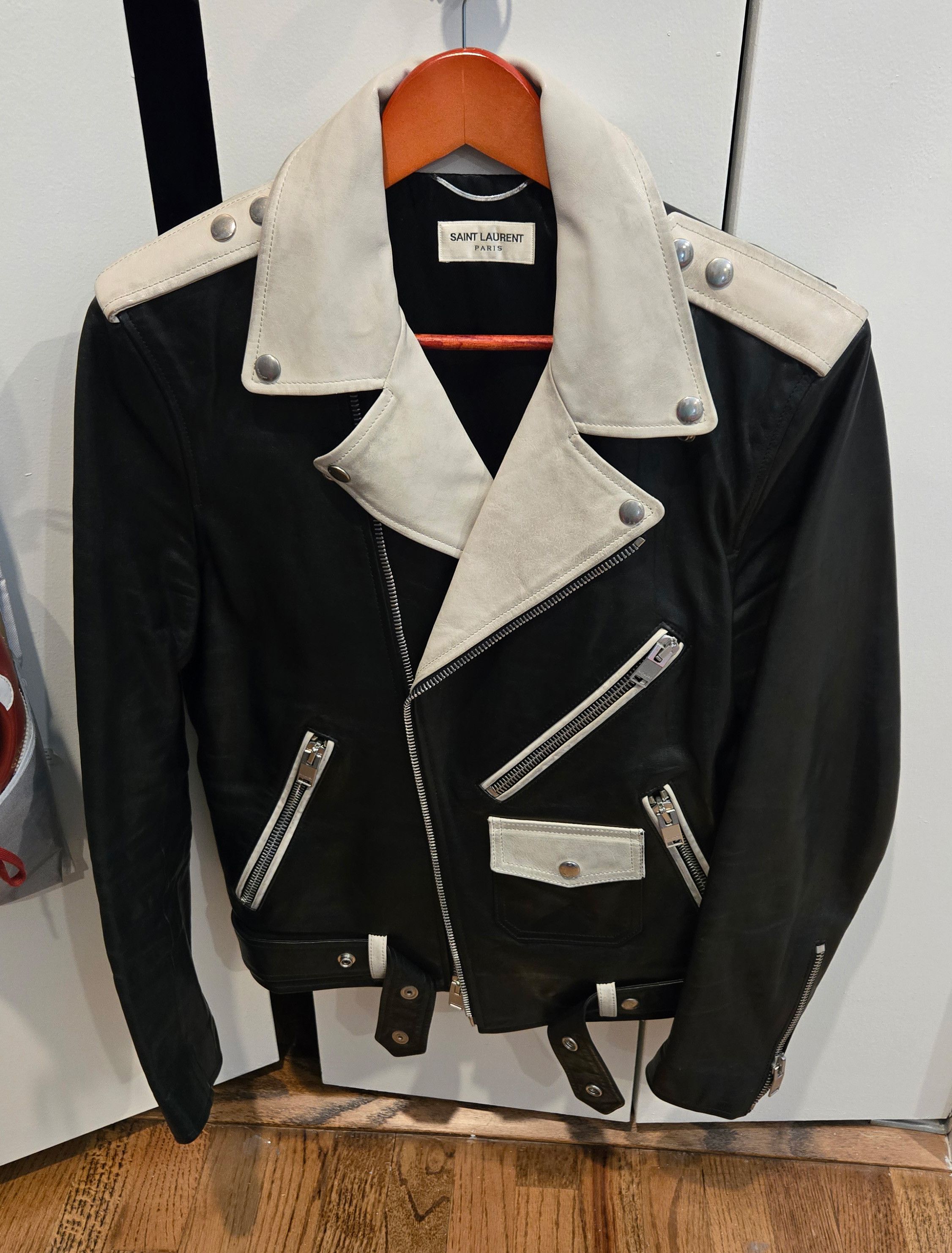 ジャケット・アウター SAINT LAURENT 2013AW L17 Hedi Slimane 50 Saint Laurent Paris RARE OG FW 2013 Bomber Jacket by Hedi