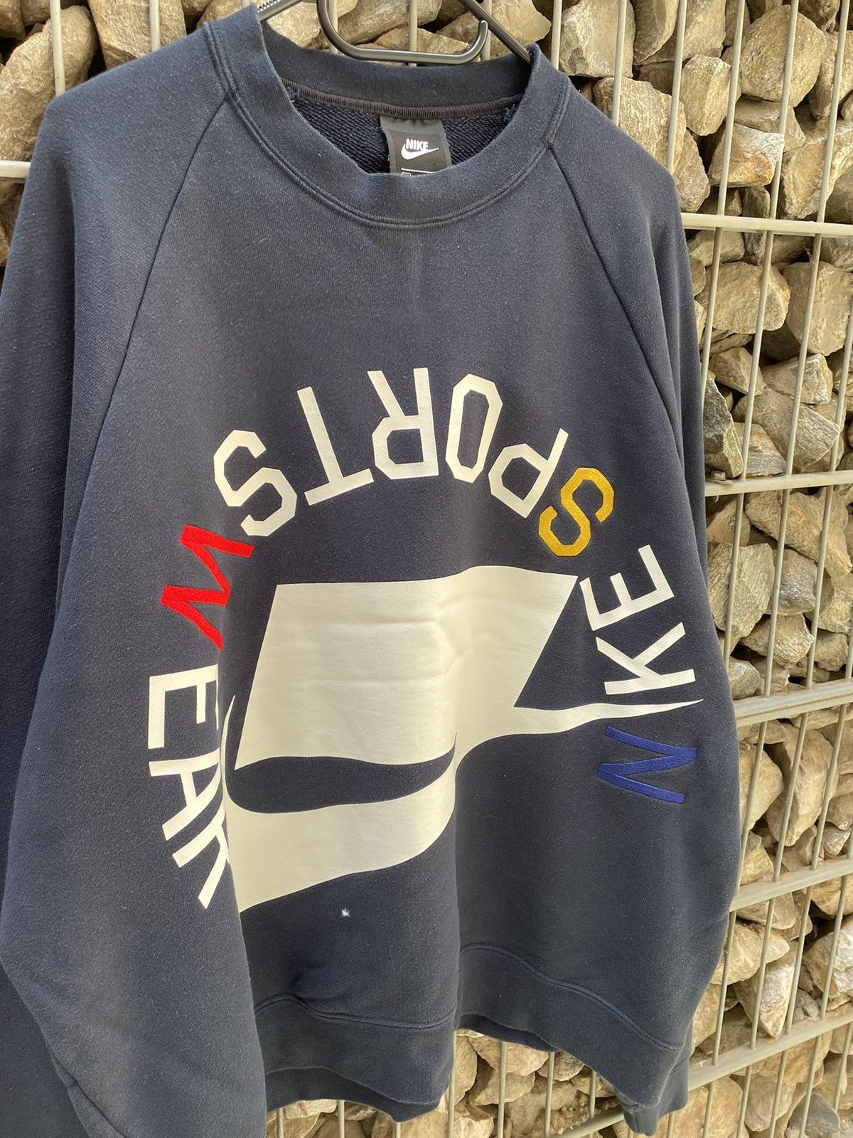 Nike × Vintage VINTAGE Y2K NIKE BIG LOGO OVERSIZED FIT SWEATSHIRT Size US M / EU 48-50 / 2 - 2 Thumbnail
