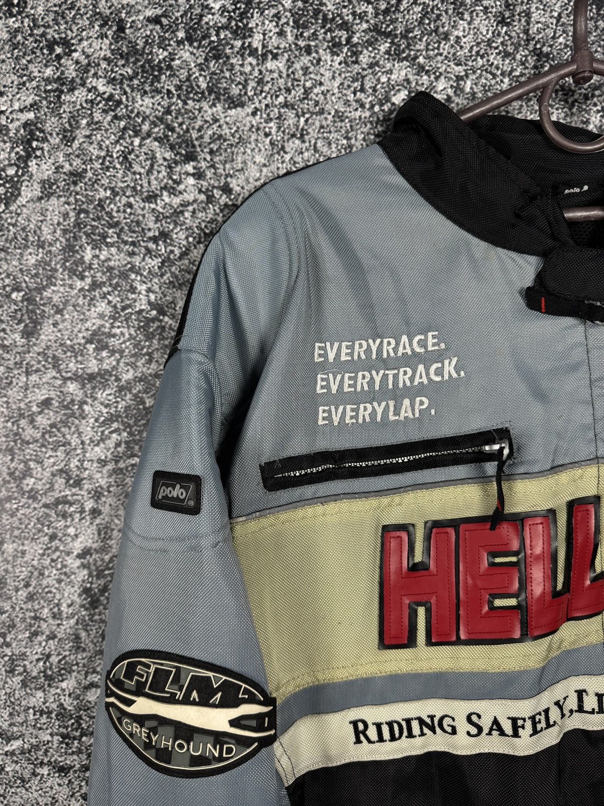 Vintage Hellfire Motorcycle Jacket Racing Hashiru Exhaust by Polo Size US XXL / EU 58 / 5 - 3 Thumbnail