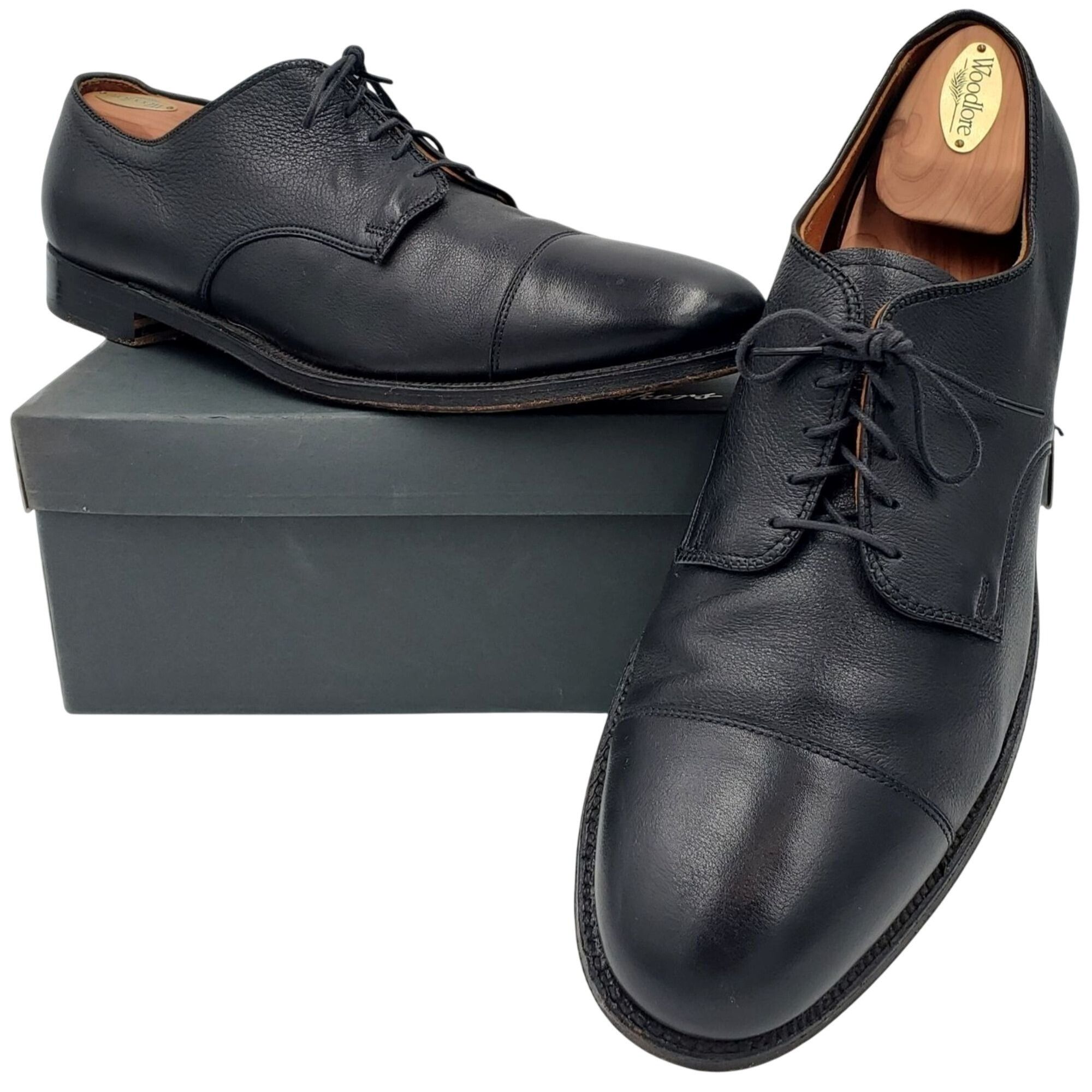Alden Alden USA New England Dress Shoes Men 13 Black Leather Derby Size US 13 / EU 46 - 13 Thumbnail