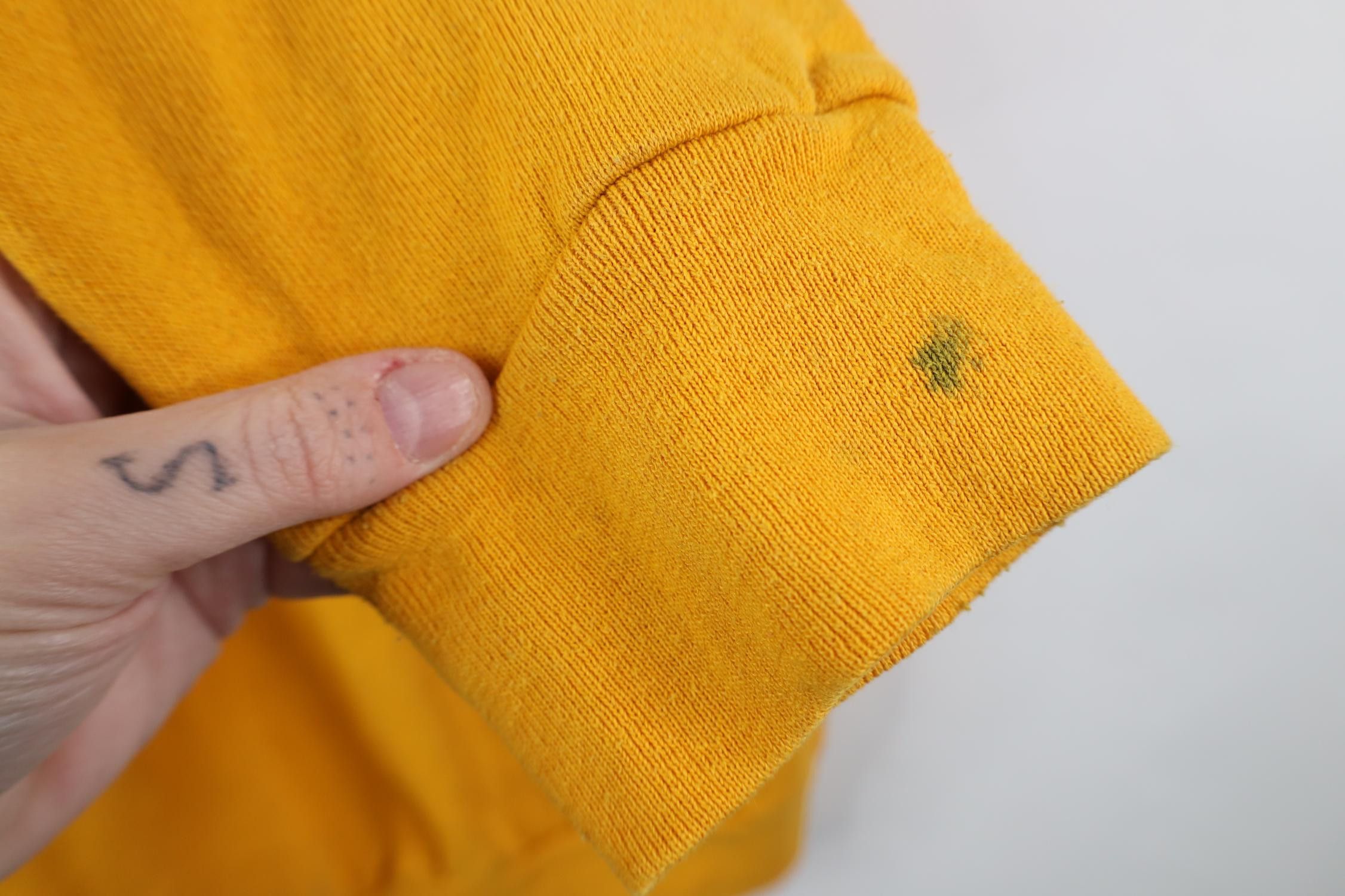 Vintage Vintage 90s Metro Parks Volunteer Crewneck Sweatshirt Yellow Size US XL / EU 56 / 4 - 5 Thumbnail