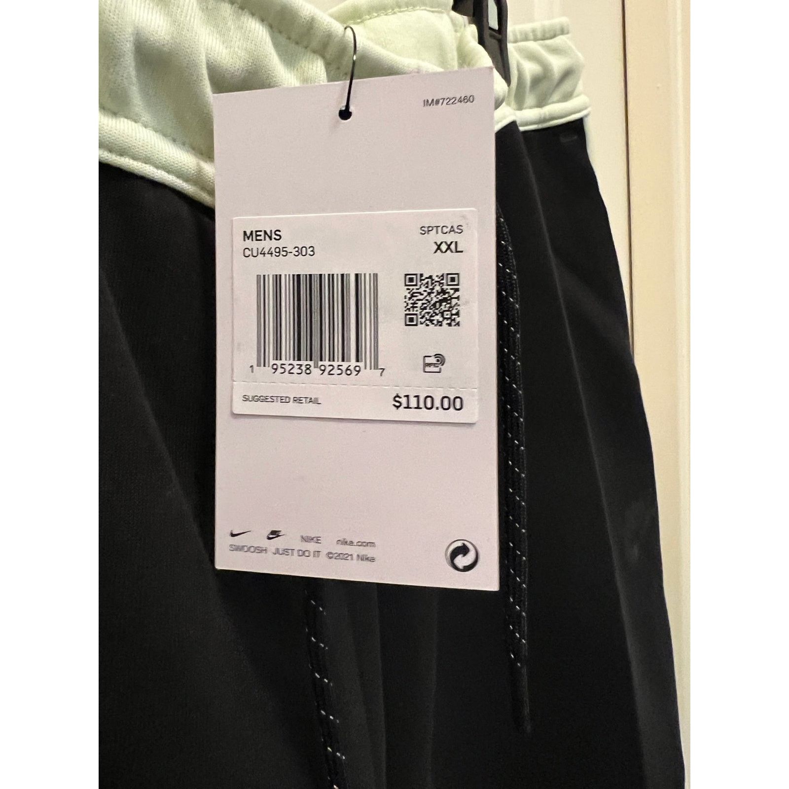 Nike Brand New Nike Tech Pants- Lime Green and Black- Men’s XXL Size US 40 / EU 56 - 8 Thumbnail